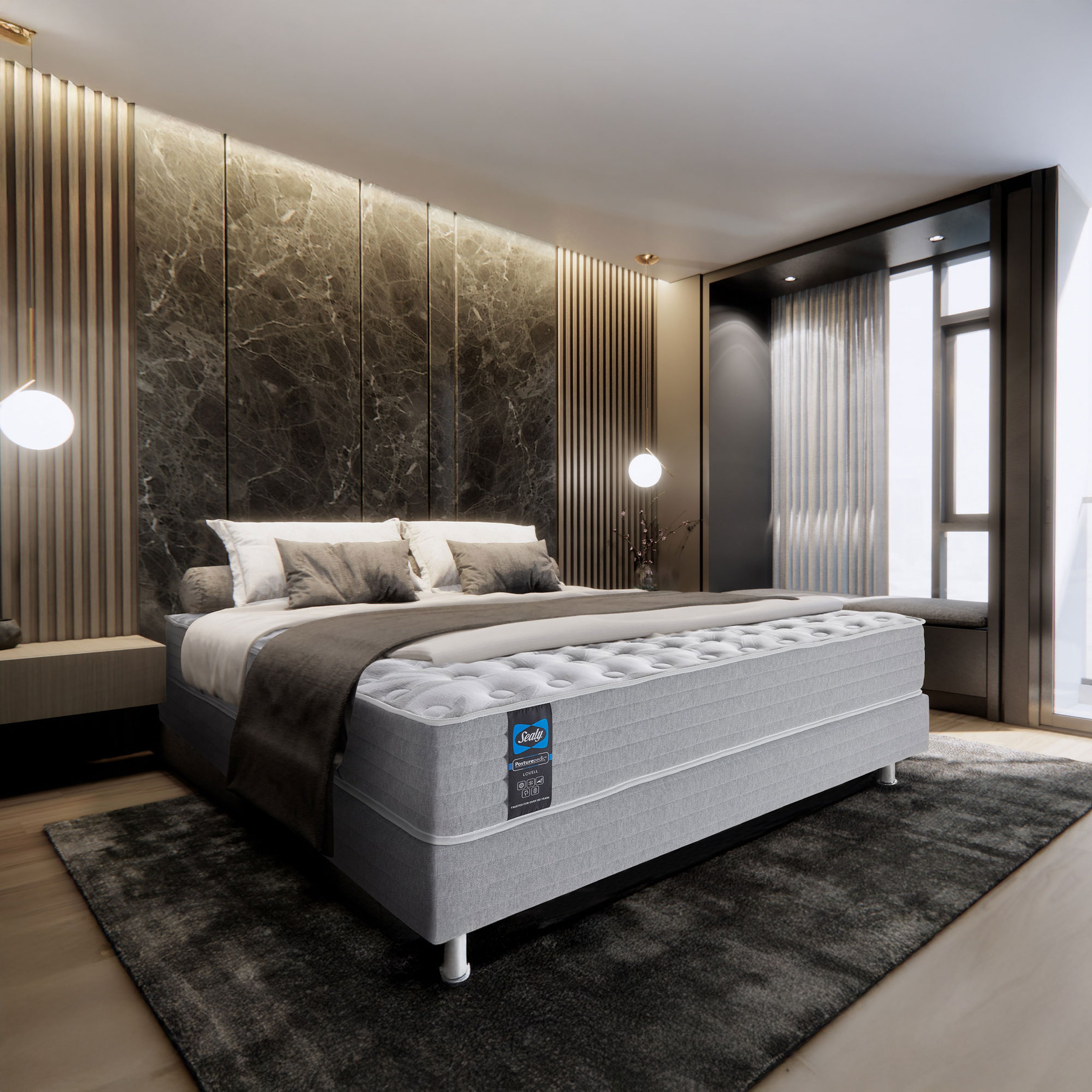 Sealy Posturepedic Lovell Sense Lateks Hybrid Yatak