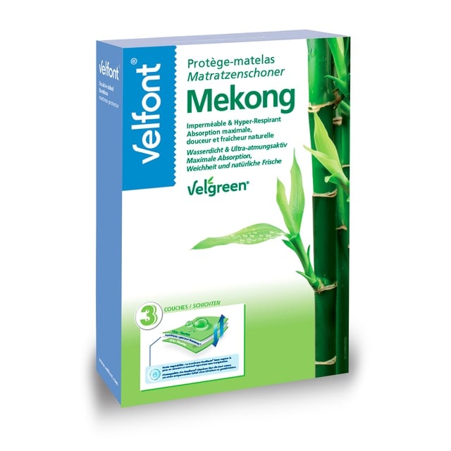 Velfont Mekong Bambu Çift Taraflı Sıvı Geçirmez Alez 200x200
