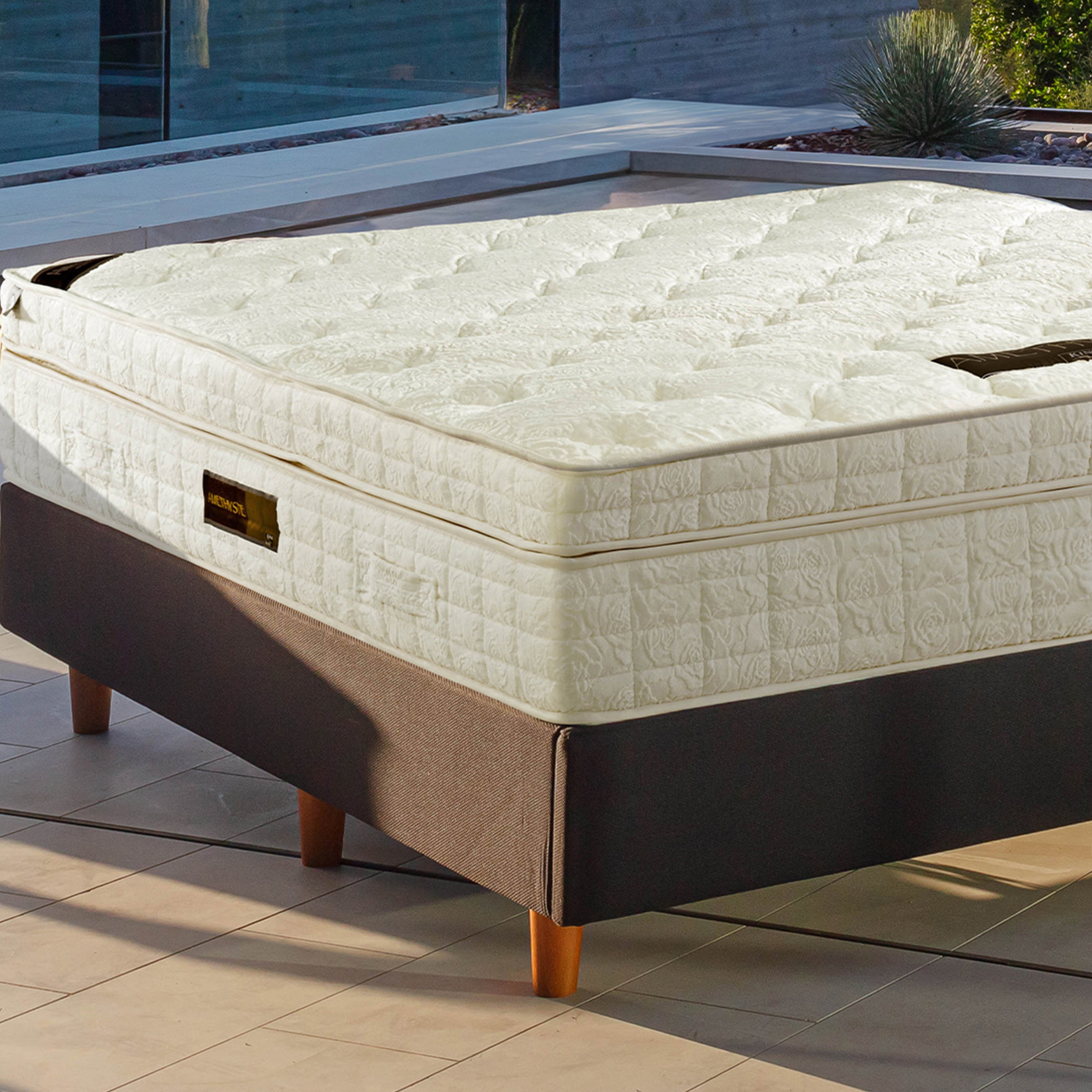 King Koil Amethyste Tay Tüyü Lateks Hybrid Yatak