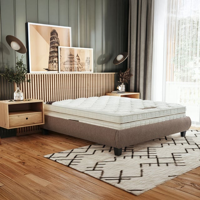 King Koil Amethyste Tay Tüyü Lateks Hybrid Yatak