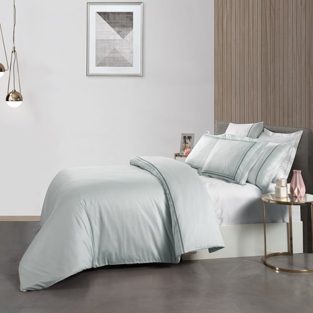 Yatsan Maison Shiny Merserize Pamuk Yeşil Çift Kişilik Nevresim Takımı