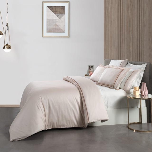 Yatsan Maison Shiny Merserize Pamuk Kiremit Çift Kişilik Nevresim Takımı