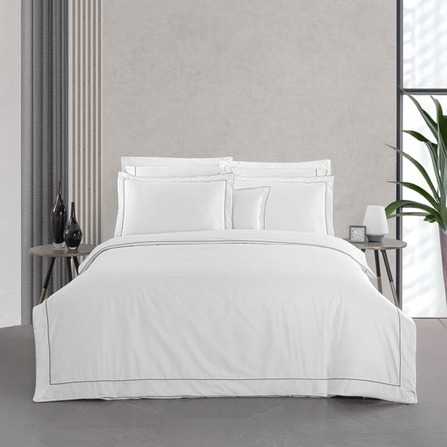 Yatsan Maison Classy Mısır Pamuğu Gri Çift Kişilik Nevresim Takımı