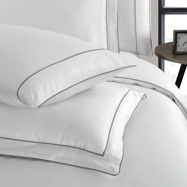 Yatsan Maison Classy Mısır Pamuğu Gri Çift Kişilik Nevresim Takımı