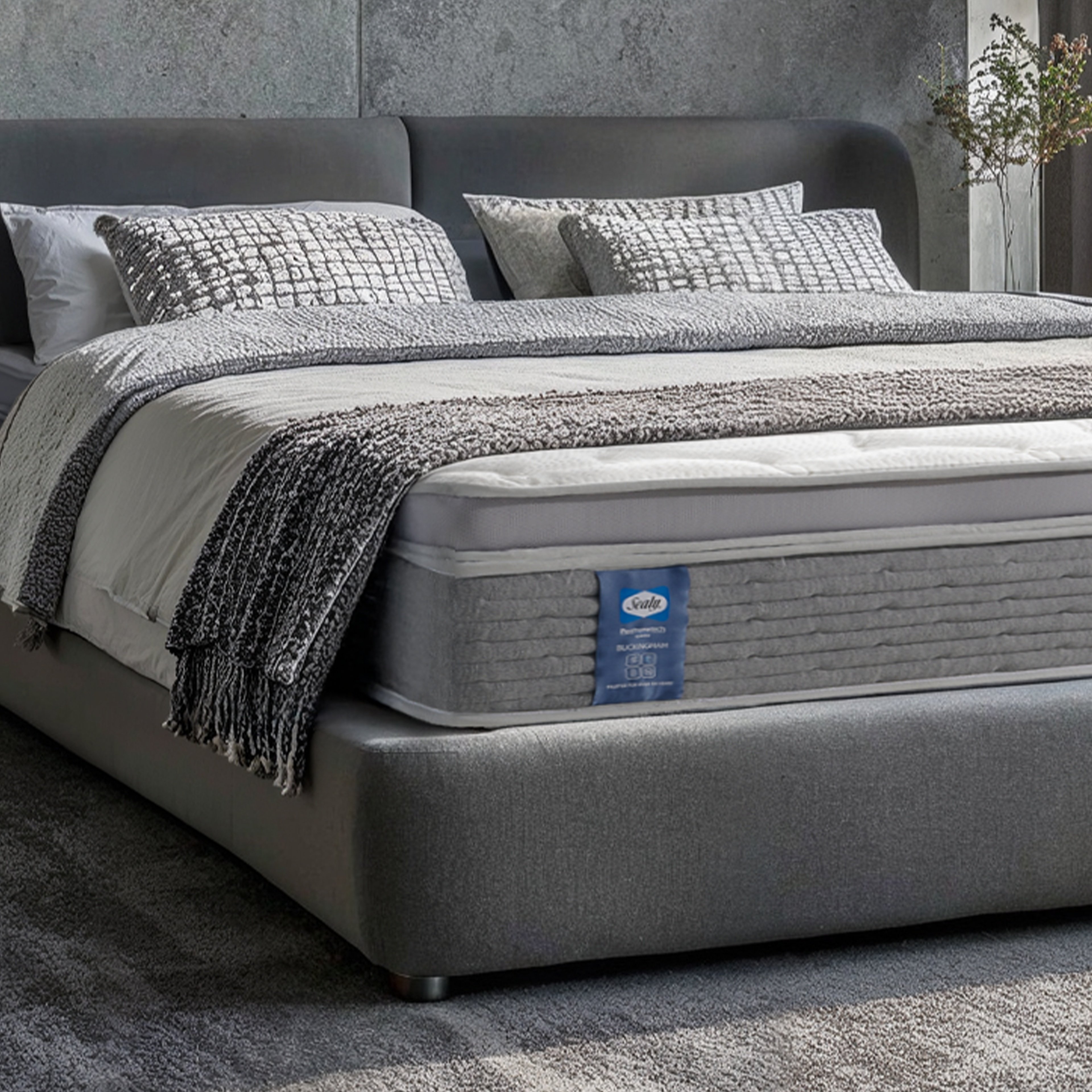 Sealy Buckingham Ekstra Pedli Tencel Yatak