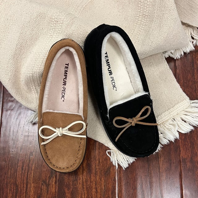 Tempur Zada Siyah Suet Kadın Ayakkabı