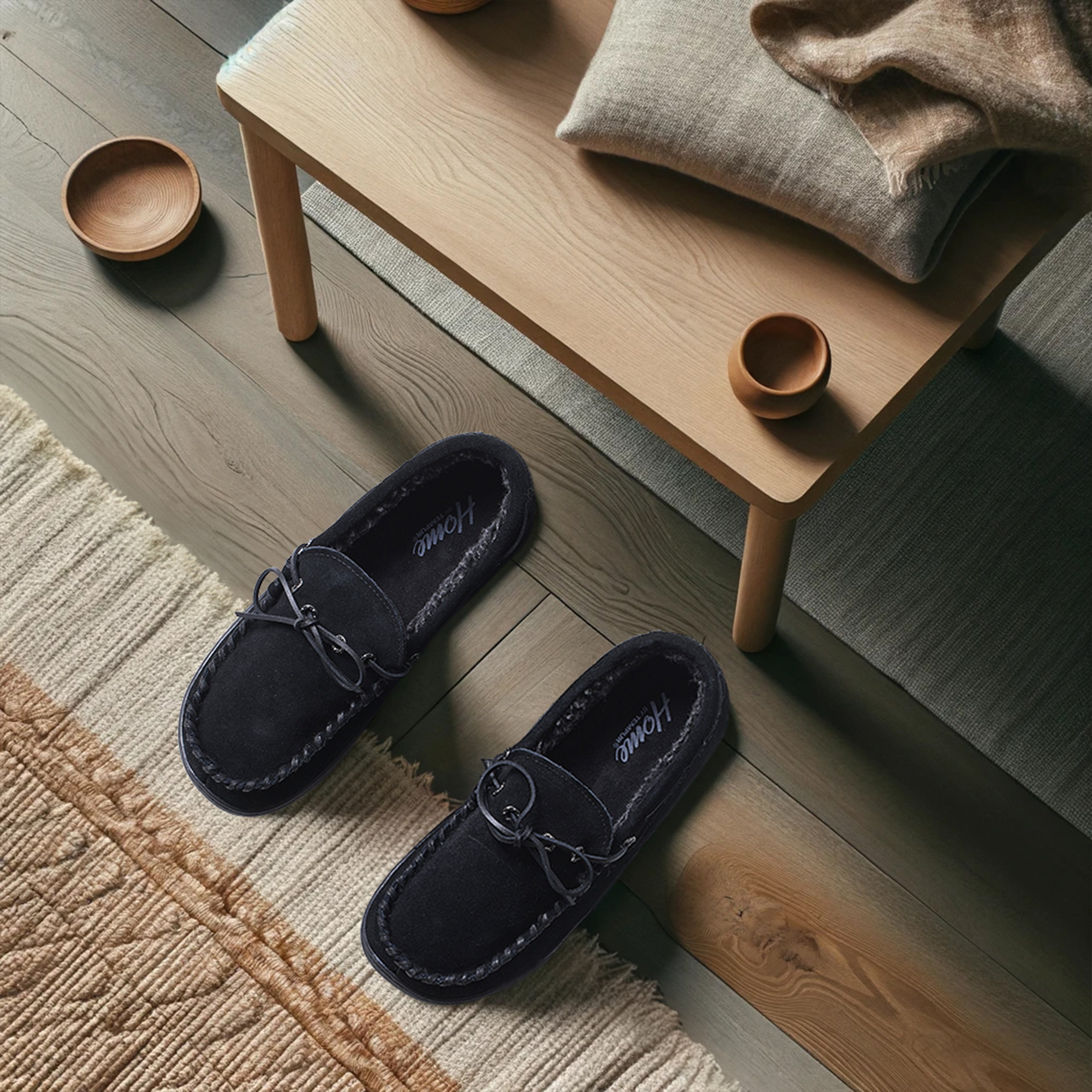 Tempur Therman Siyah Suet Erkek Ayakkabı