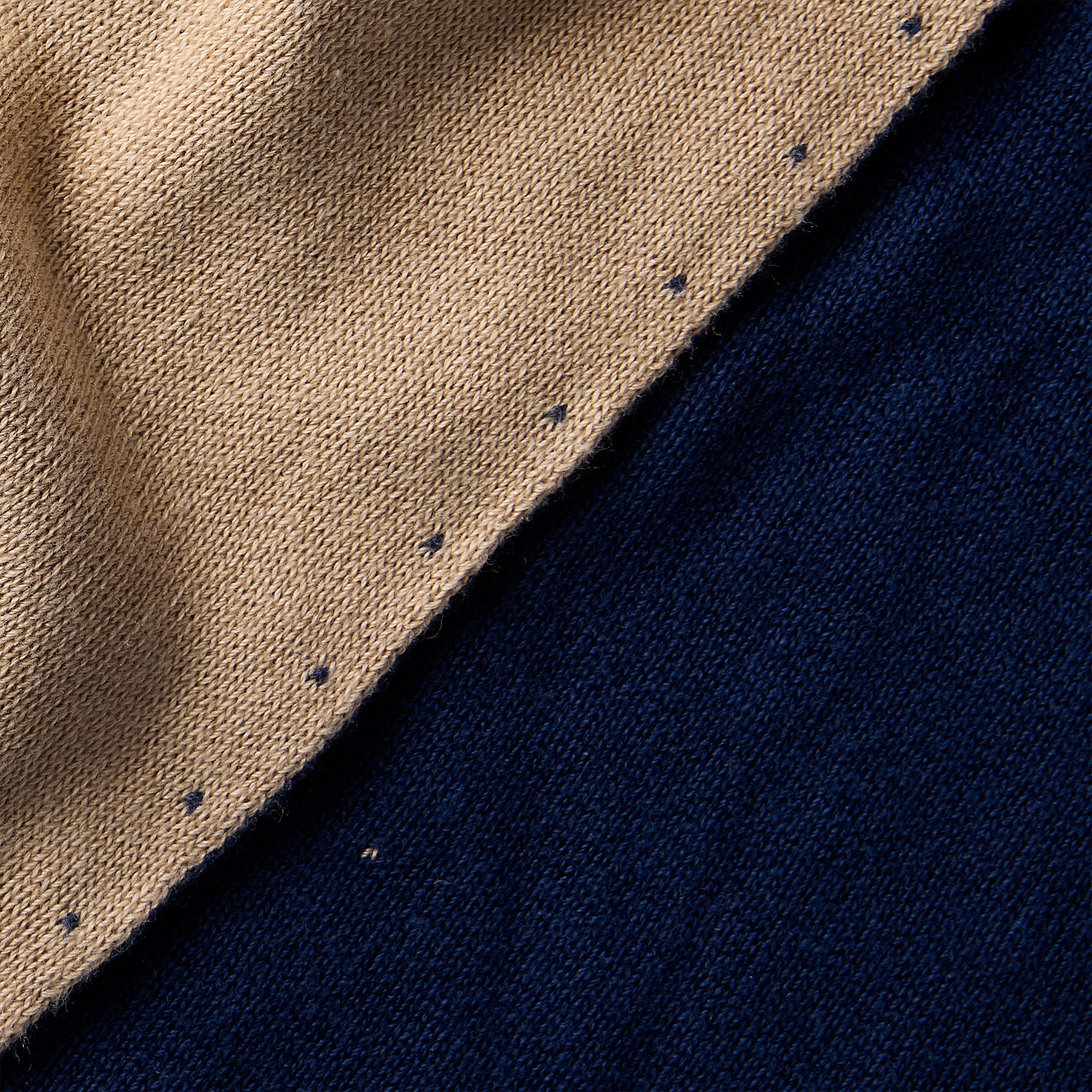 Yatsan Maison Albina Throw TV Battaniyesi Lacivert-Latte