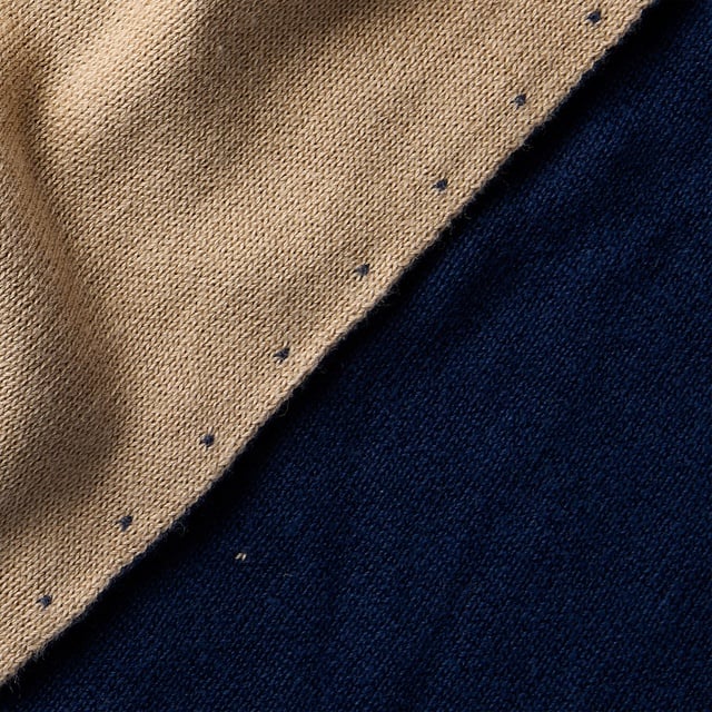 Yatsan Maison Albina Throw TV Battaniyesi Lacivert-Latte