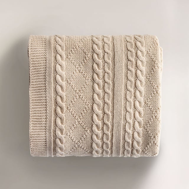 Yatsan Maison Dali Throw TV Battaniyesi Latte