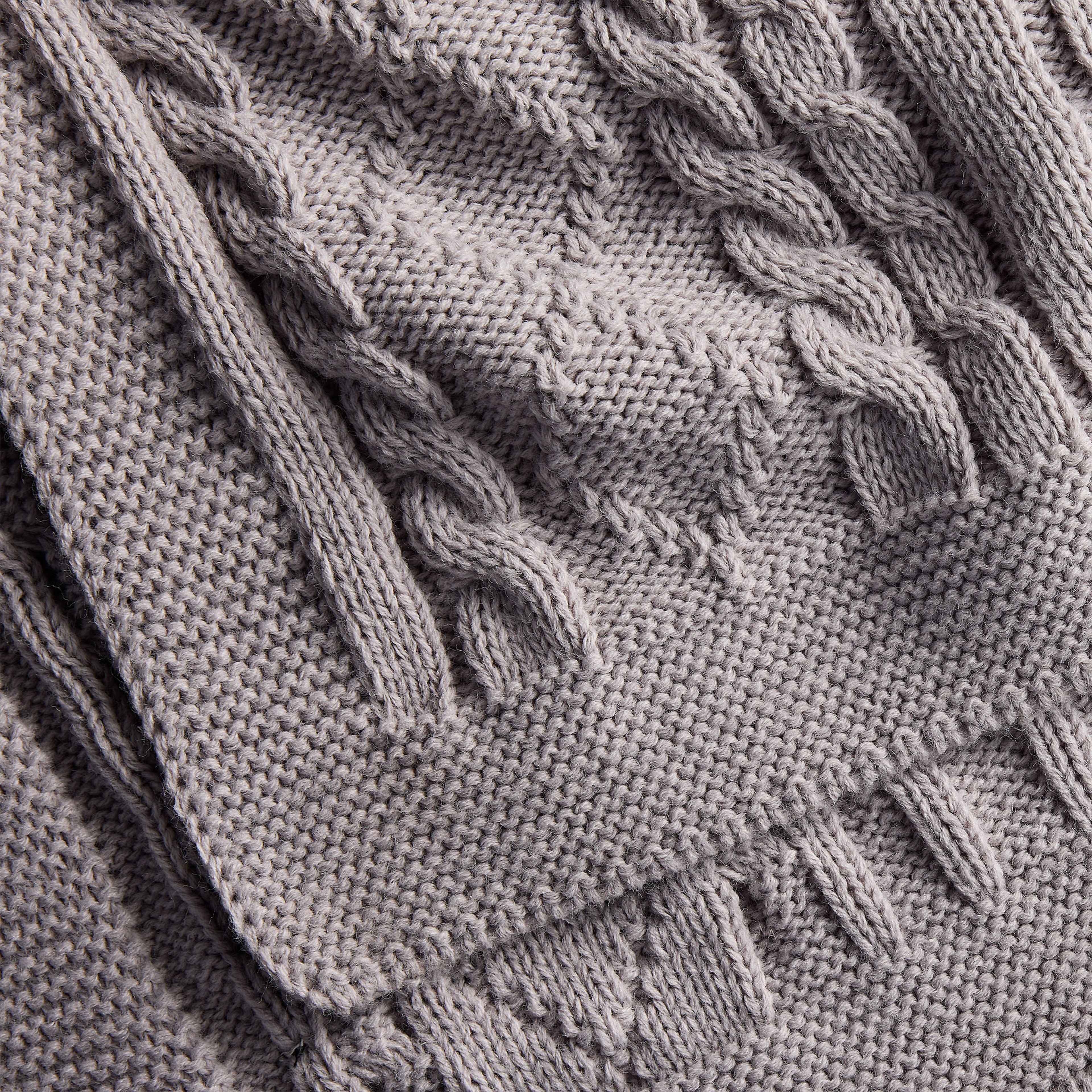 Yatsan Maison Dali Throw TV Battaniyesi Gri