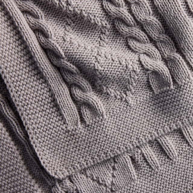 Yatsan Maison Dali Throw TV Battaniyesi Gri