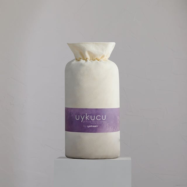 Uykucu Elastan Lastikli Çarşaf Seti Ekru