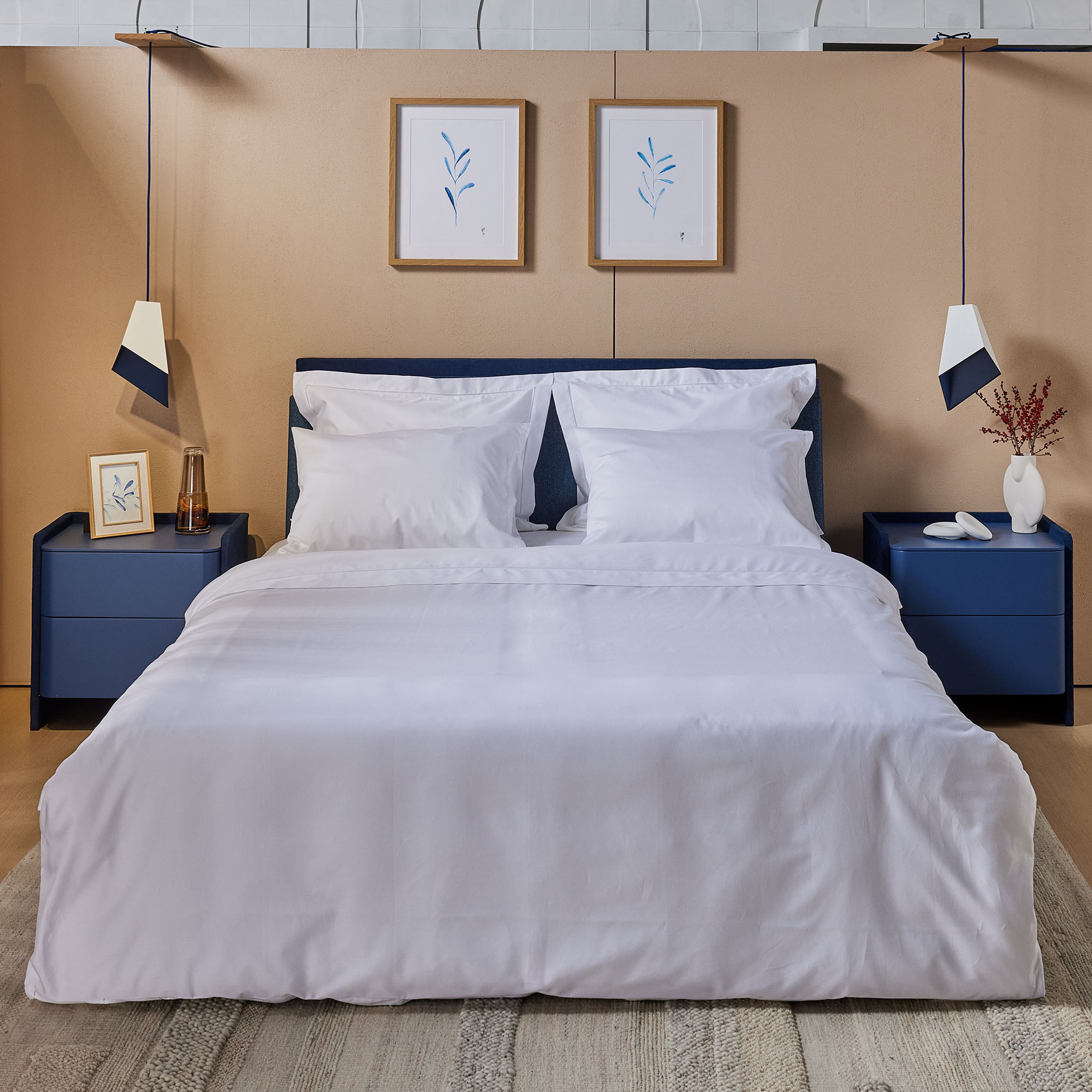 Yatsan Maison Lacelle Fitted Beyaz Nevresim Takımı