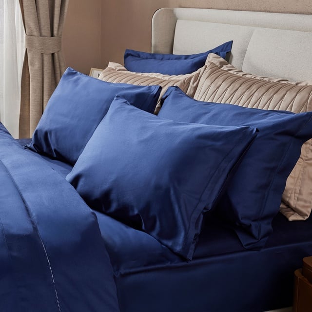 Yatsan Maison Lacelle Fitted Lacivert Nevresim Takımı