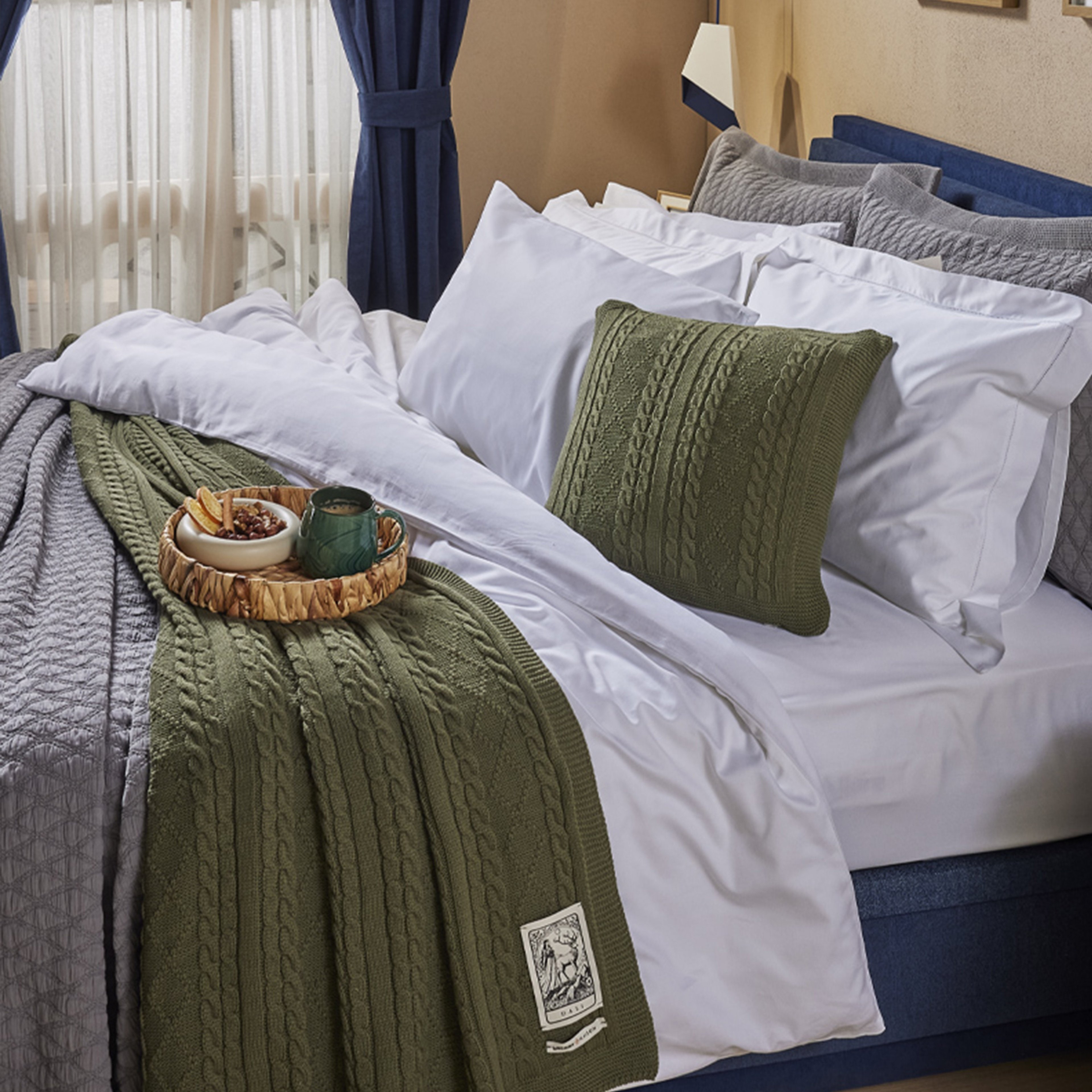 Yatsan Maison Freya Yatak Örtüsü Gri