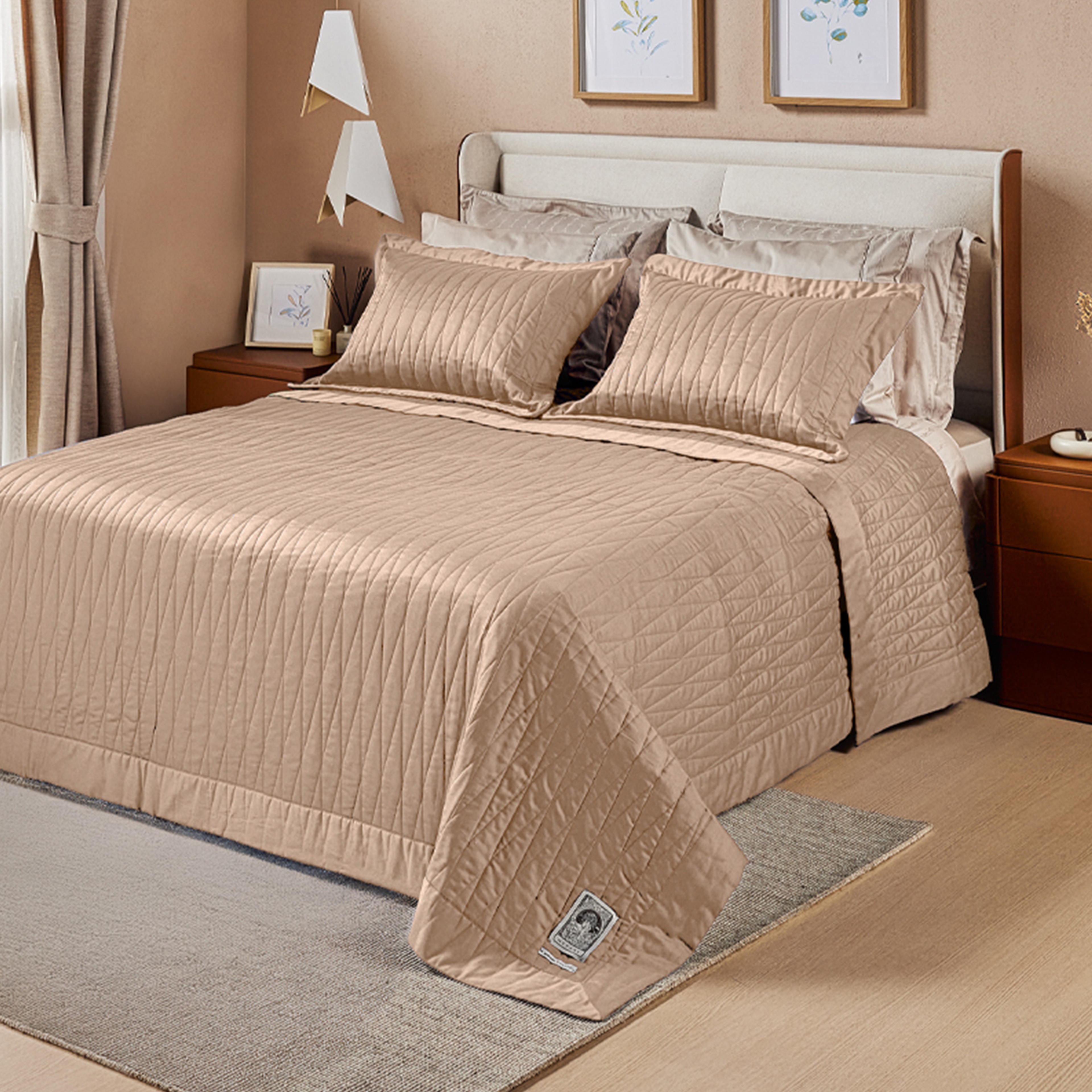 Yatsan Maison Hypnos Yatak Örtüsü Latte