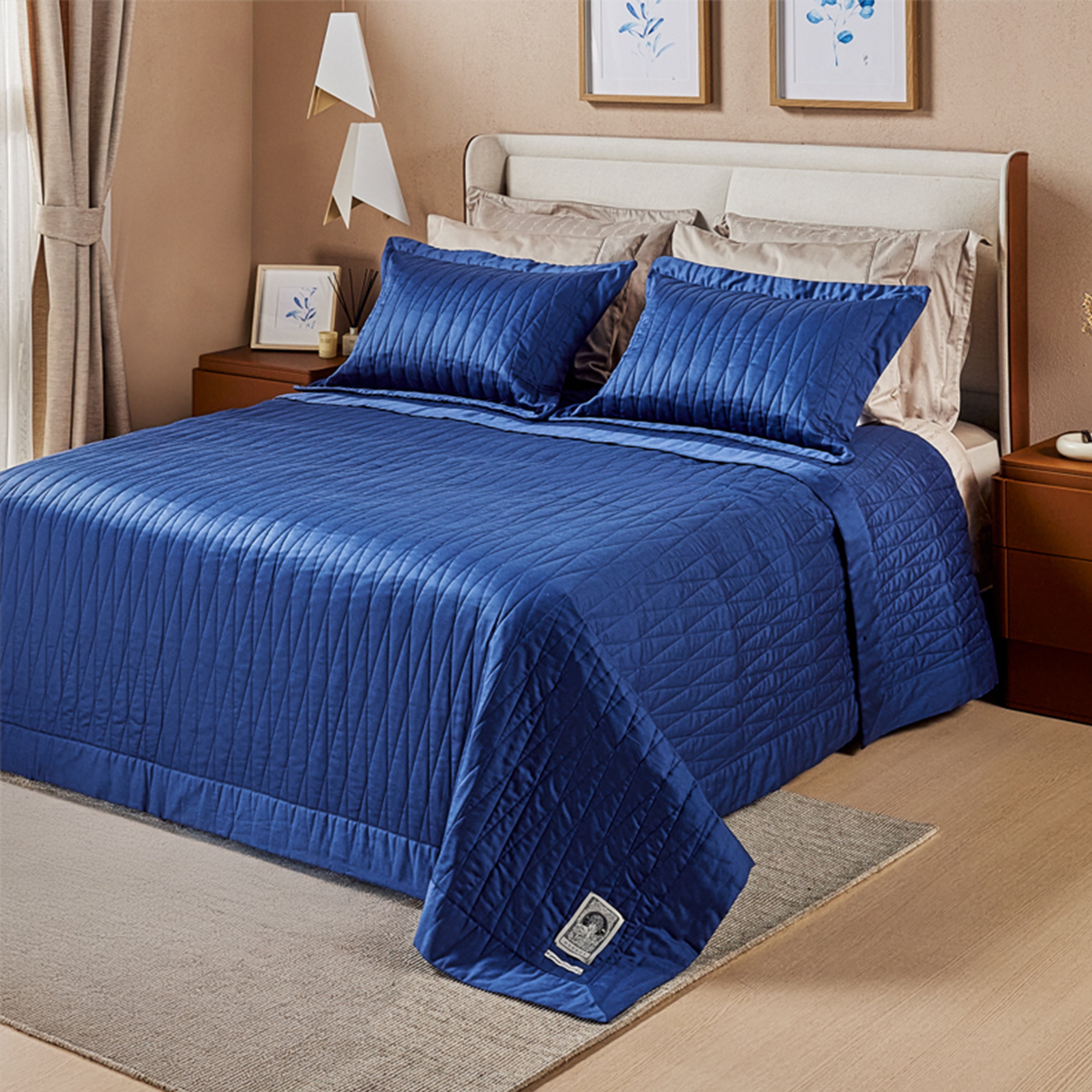 Yatsan Maison Hypnos Yatak Örtüsü Lacivert