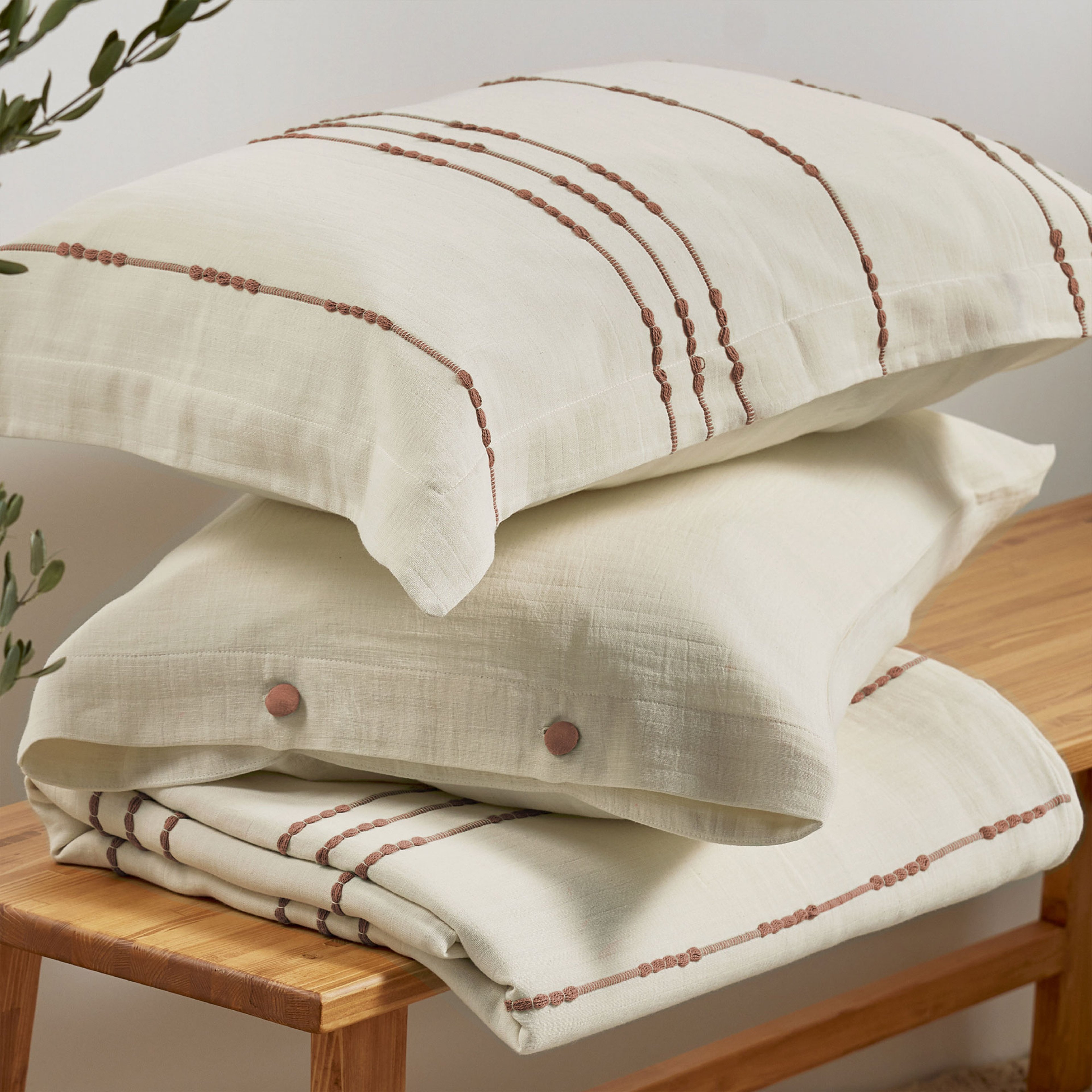 Yatsan Maison Müslin Mocha Çift Kişilik Pike