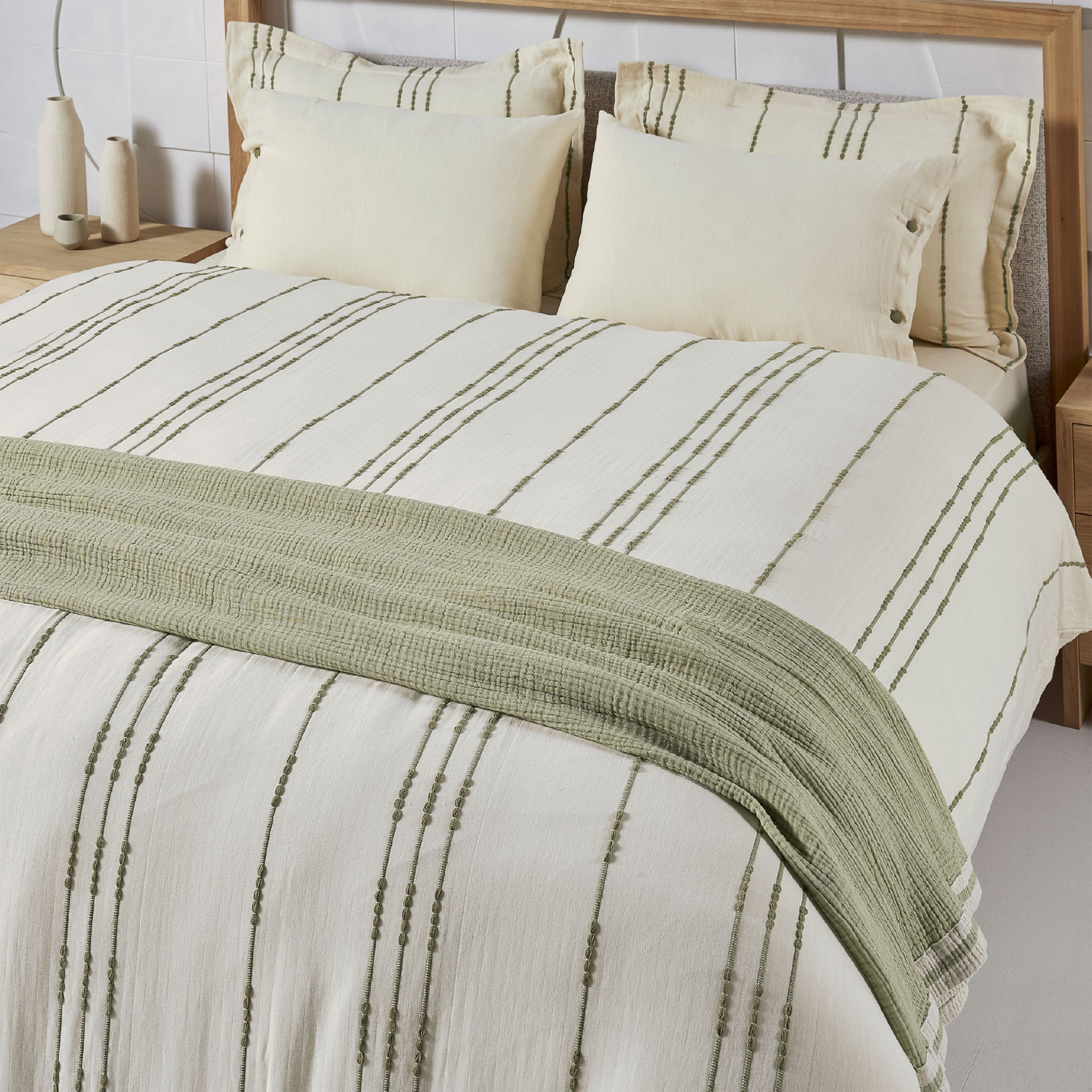 Yatsan Maison Müslin Adaçayı Çift Kişilik Pike