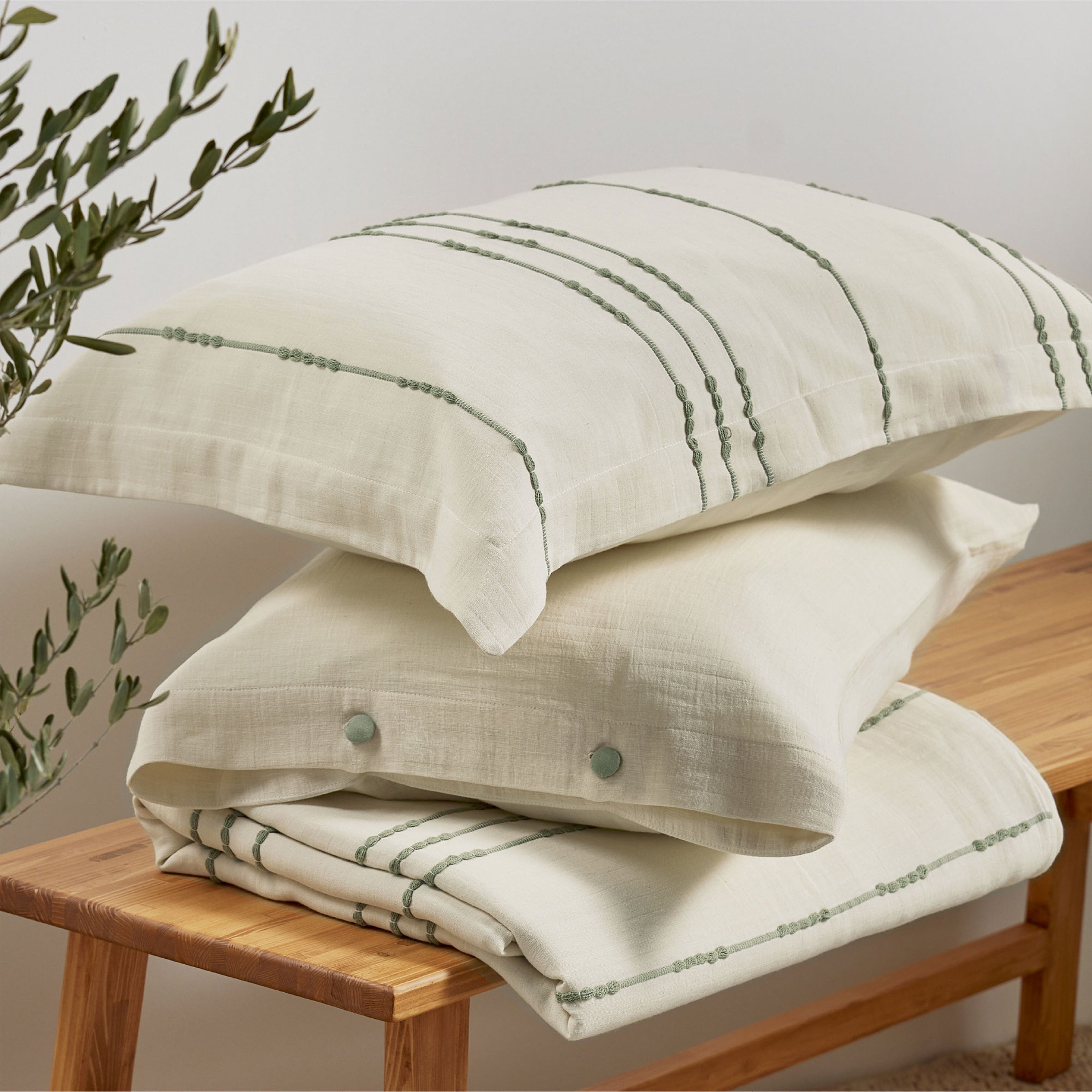 Yatsan Maison Müslin Adaçayı Nevresim Takımı