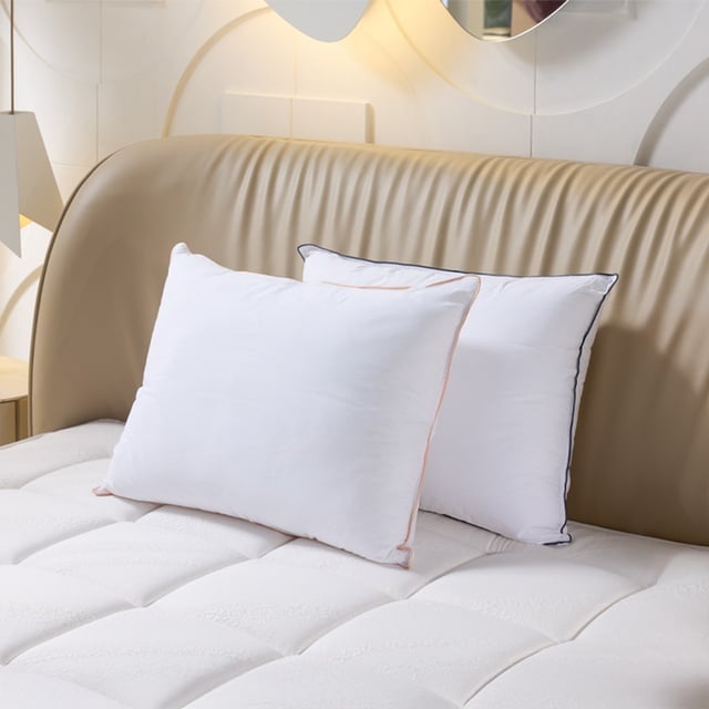 Uykucu Çiftlere Özel 2'li Mikrojel Pamuklu Yastık