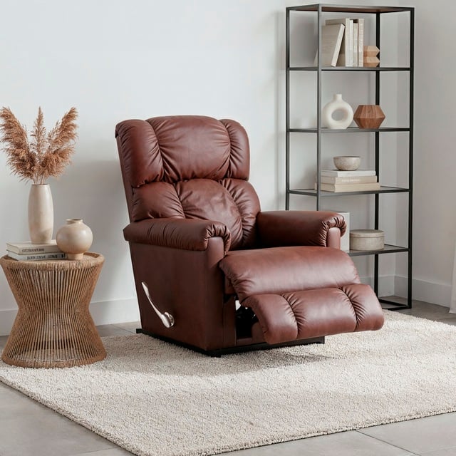 La-Z-Boy Pinnacle Leather Madras Chestnut Sallanır Koltuk