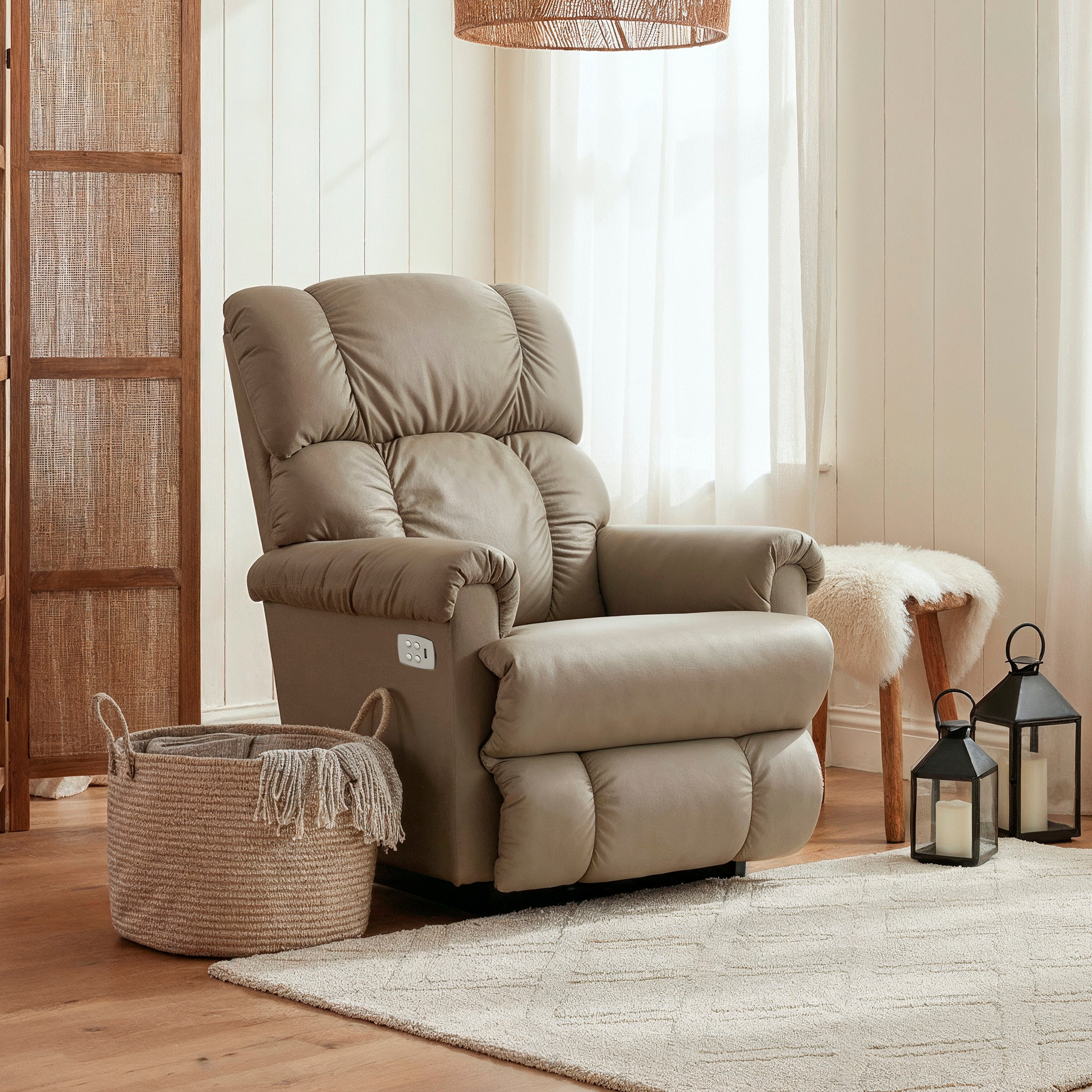 La-Z-Boy Pinnacle Madras Mushroom Elektrikli Koltuk