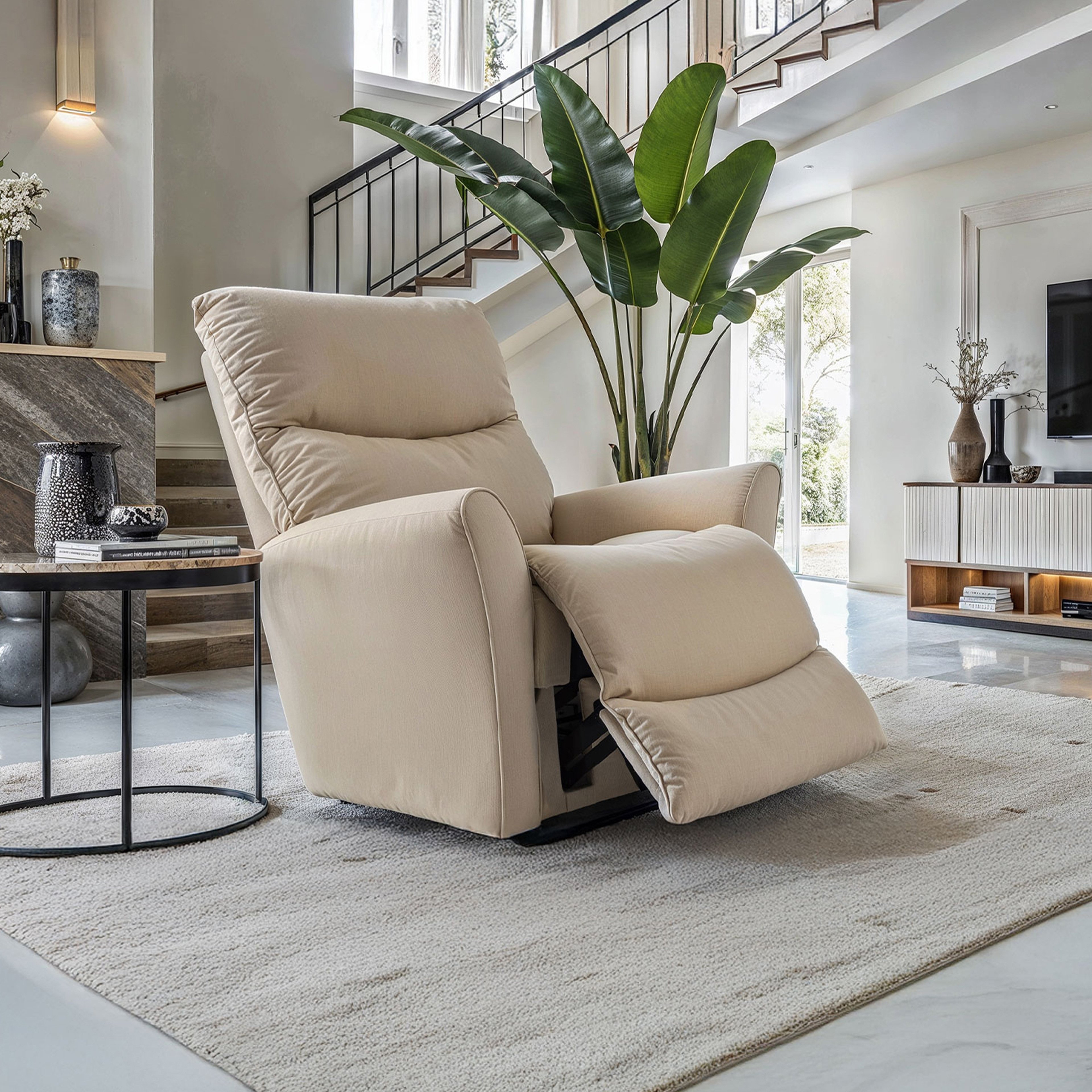 La-Z-Boy Rowan Panama Cream Sabit Koltuk