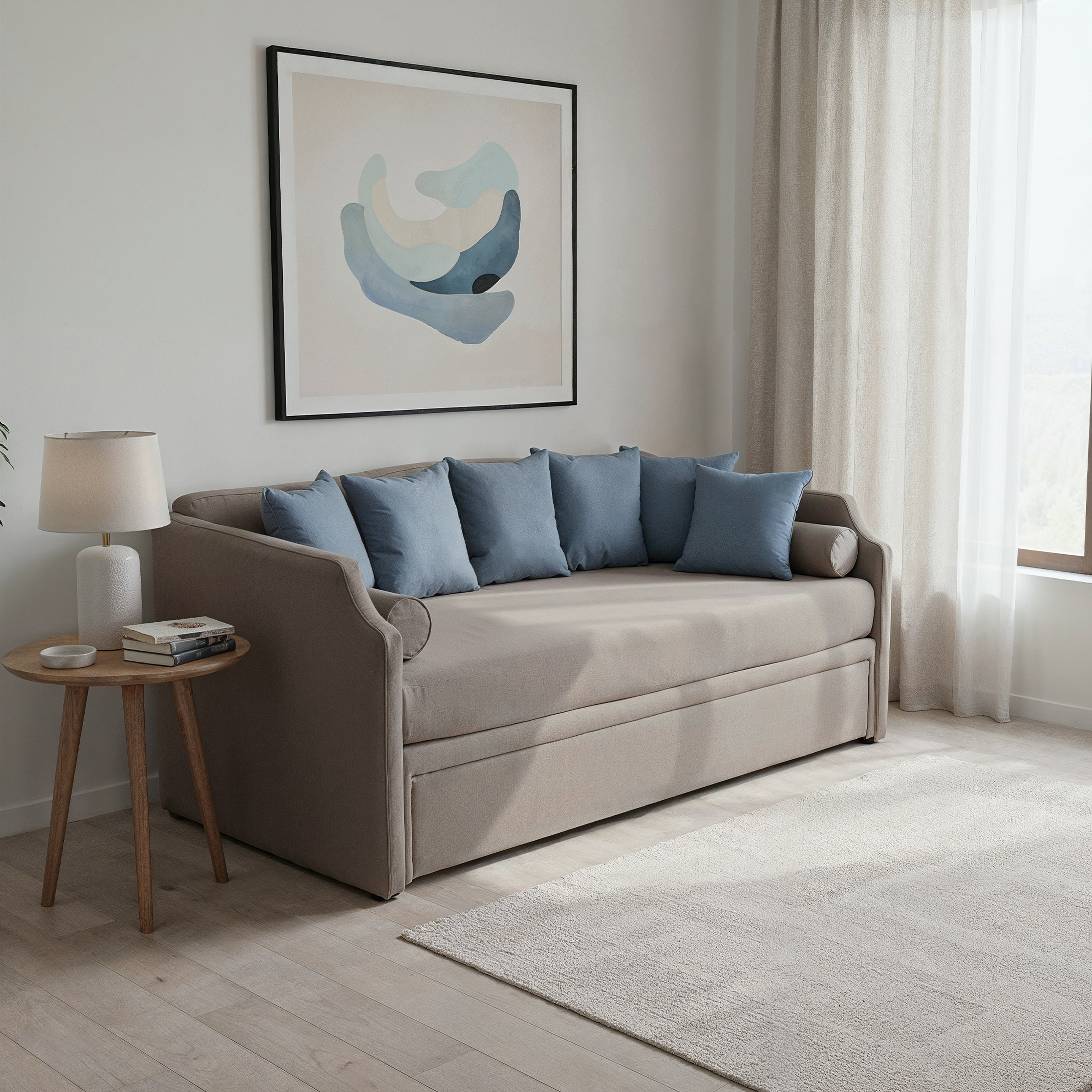 Daybed Yavrulu Yataklı Kanepe