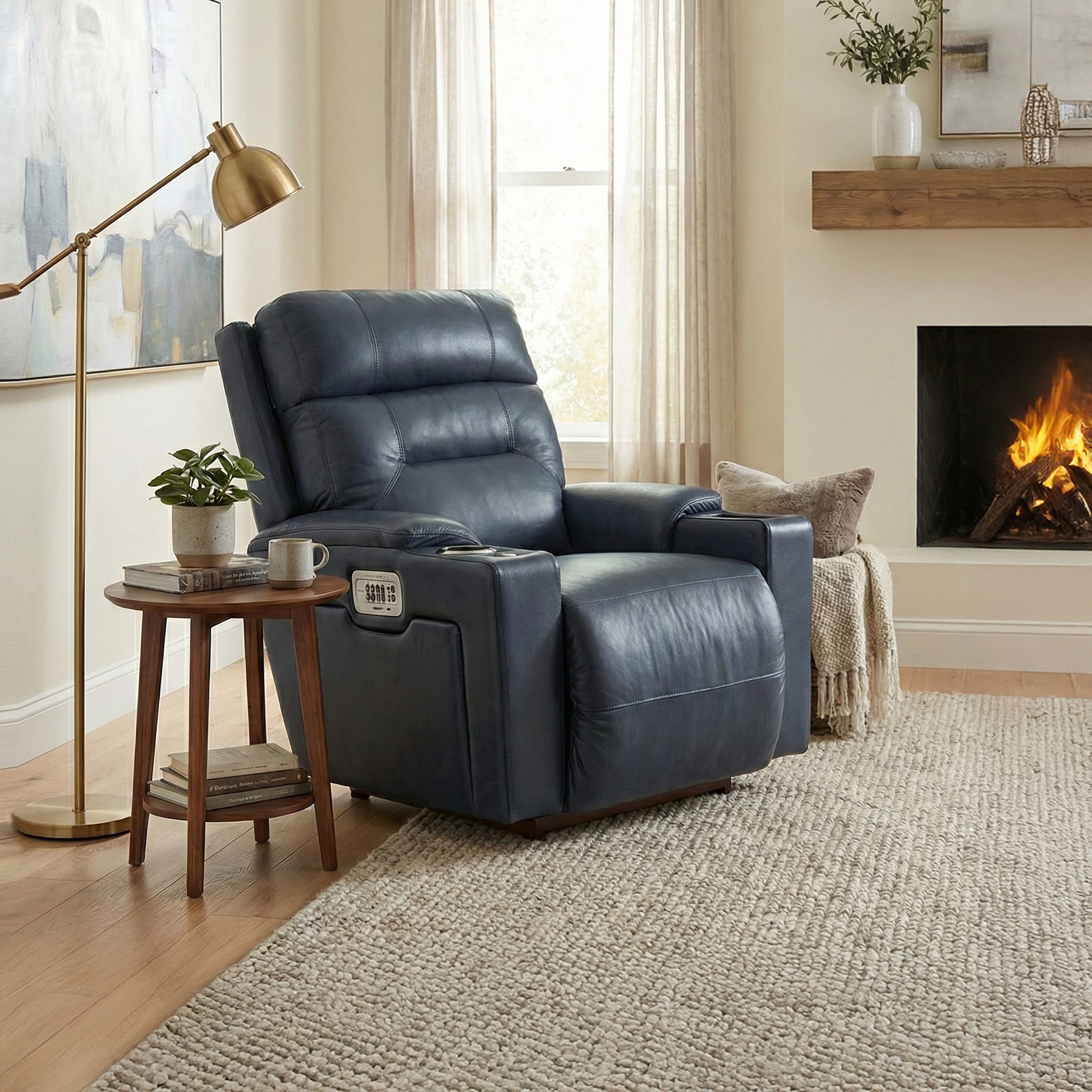 La-Z-Boy Neo Bellingham Indigo Elektrikli Koltuk