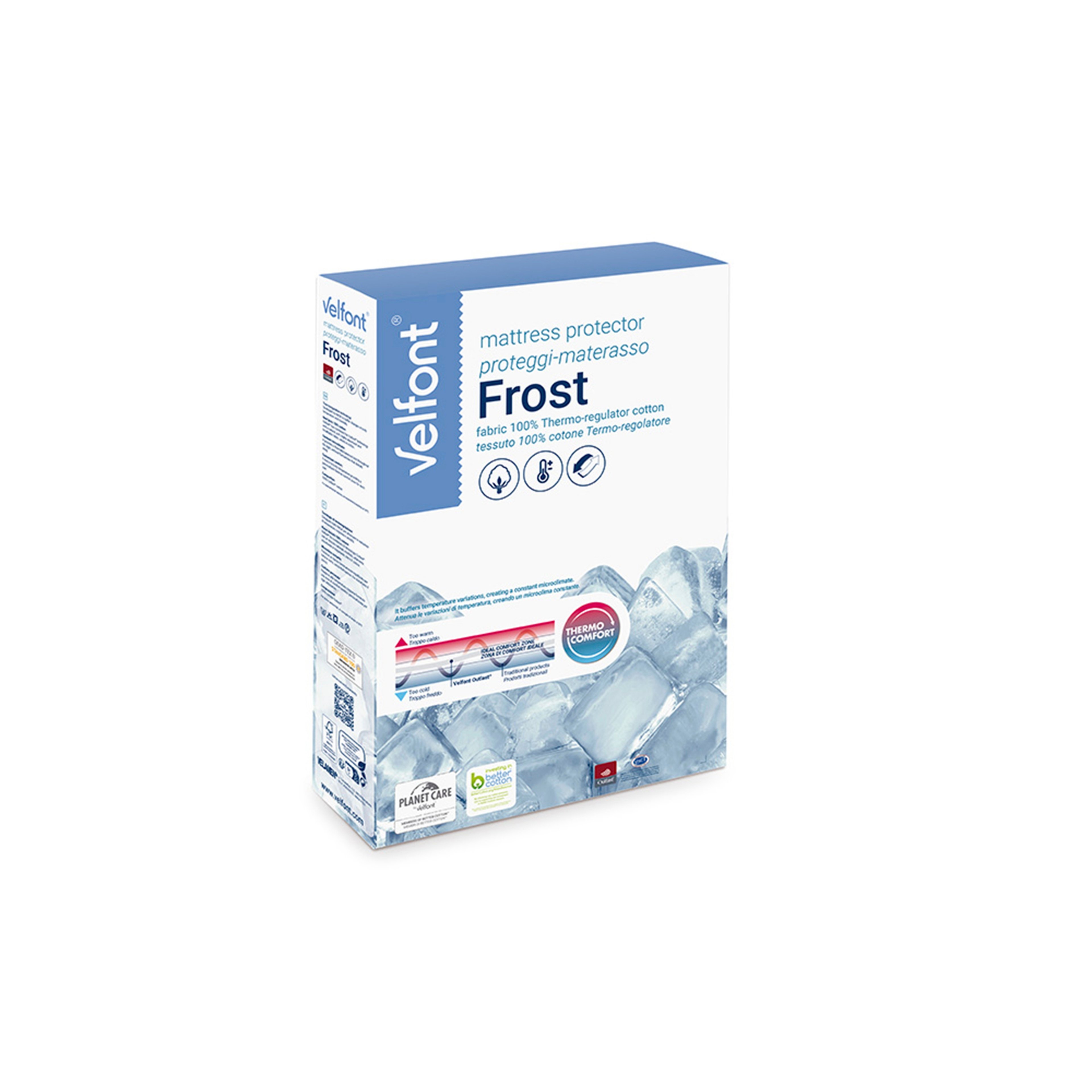 Velfont Frost Outlast Cotton Isı Dengeleyici Alez 120x200