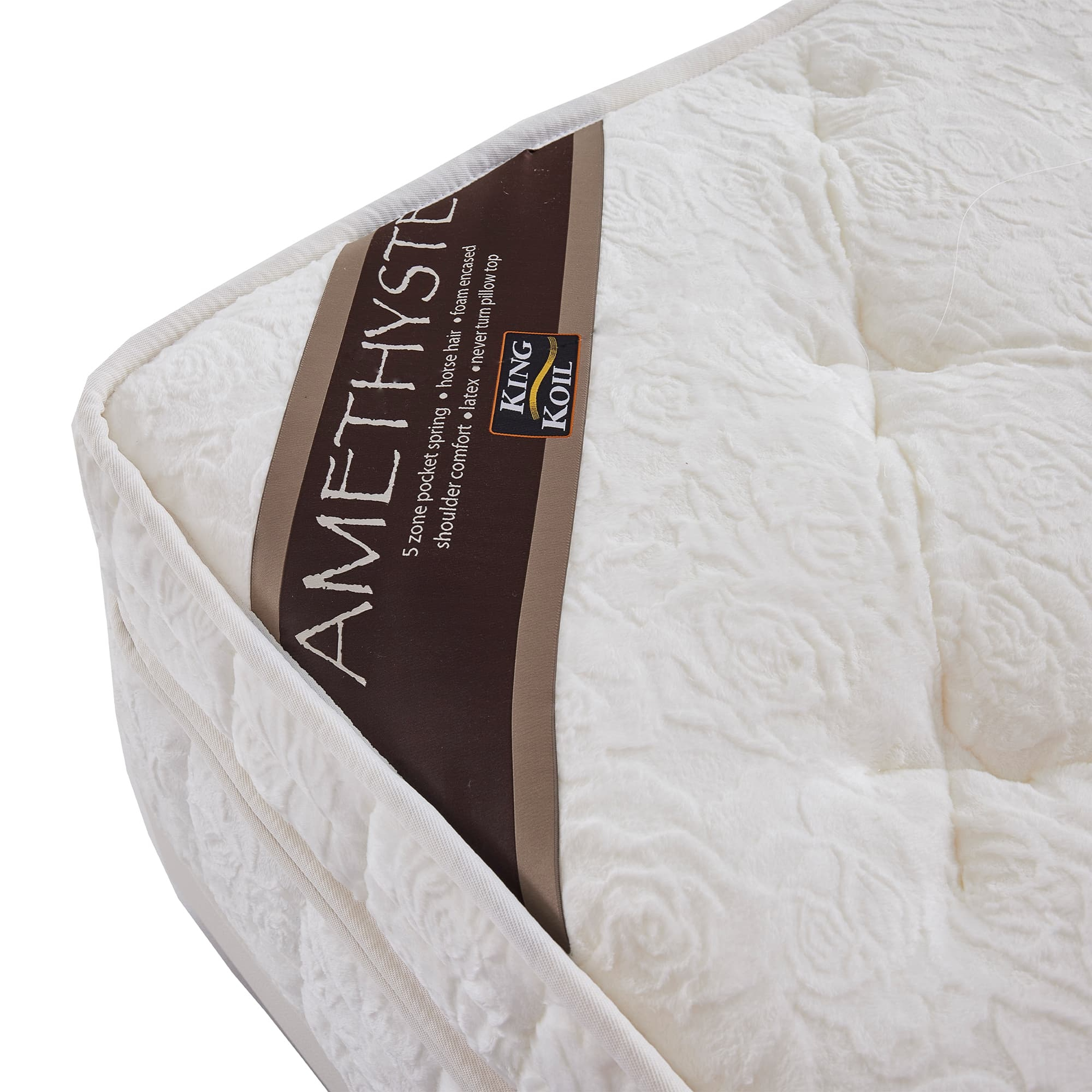 King Koil Amethyste Tay Tüyü Lateks Hybrid Yatak