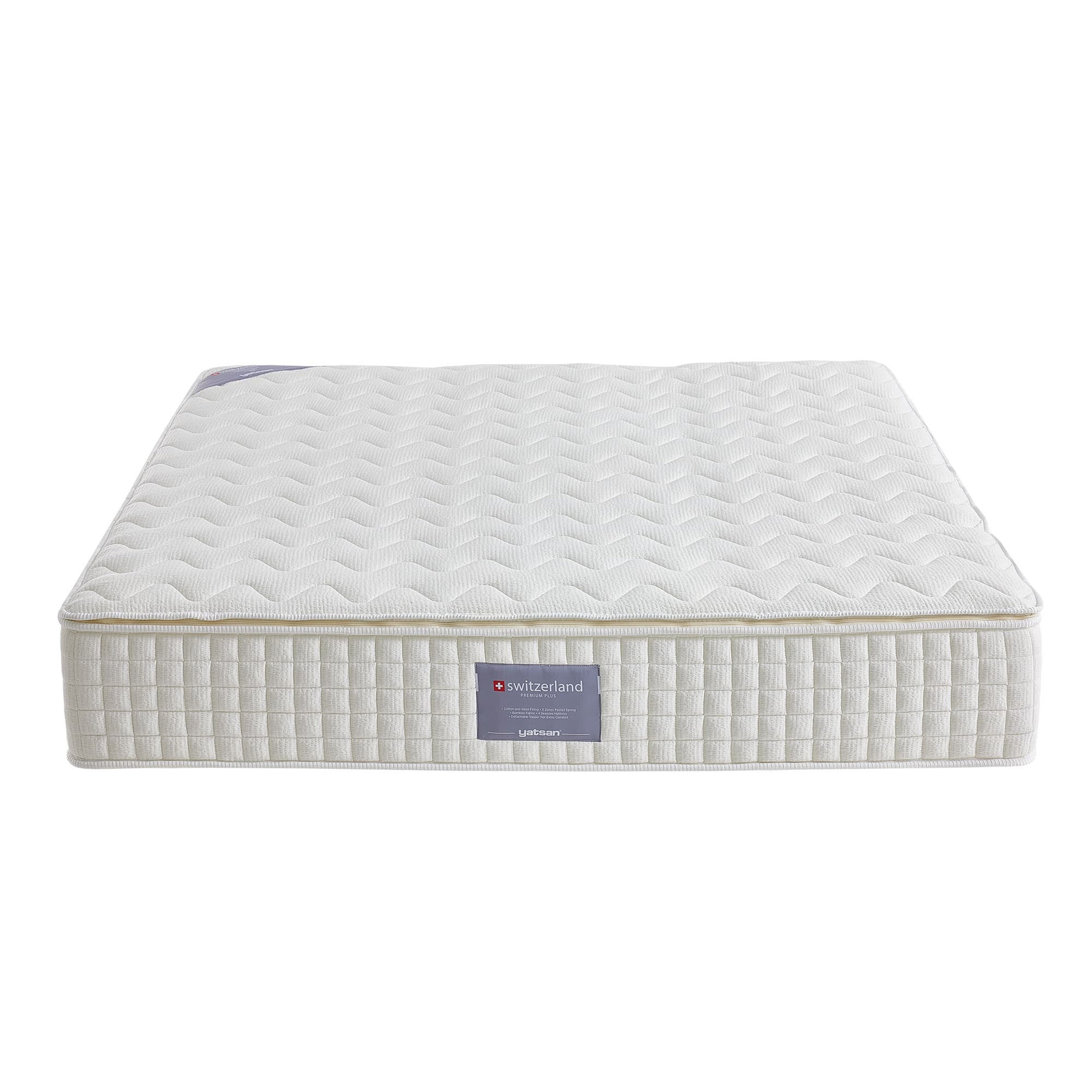 Yatsan Switzerland Premium Plus Çift Taraflı Bambu Pedli Yatak