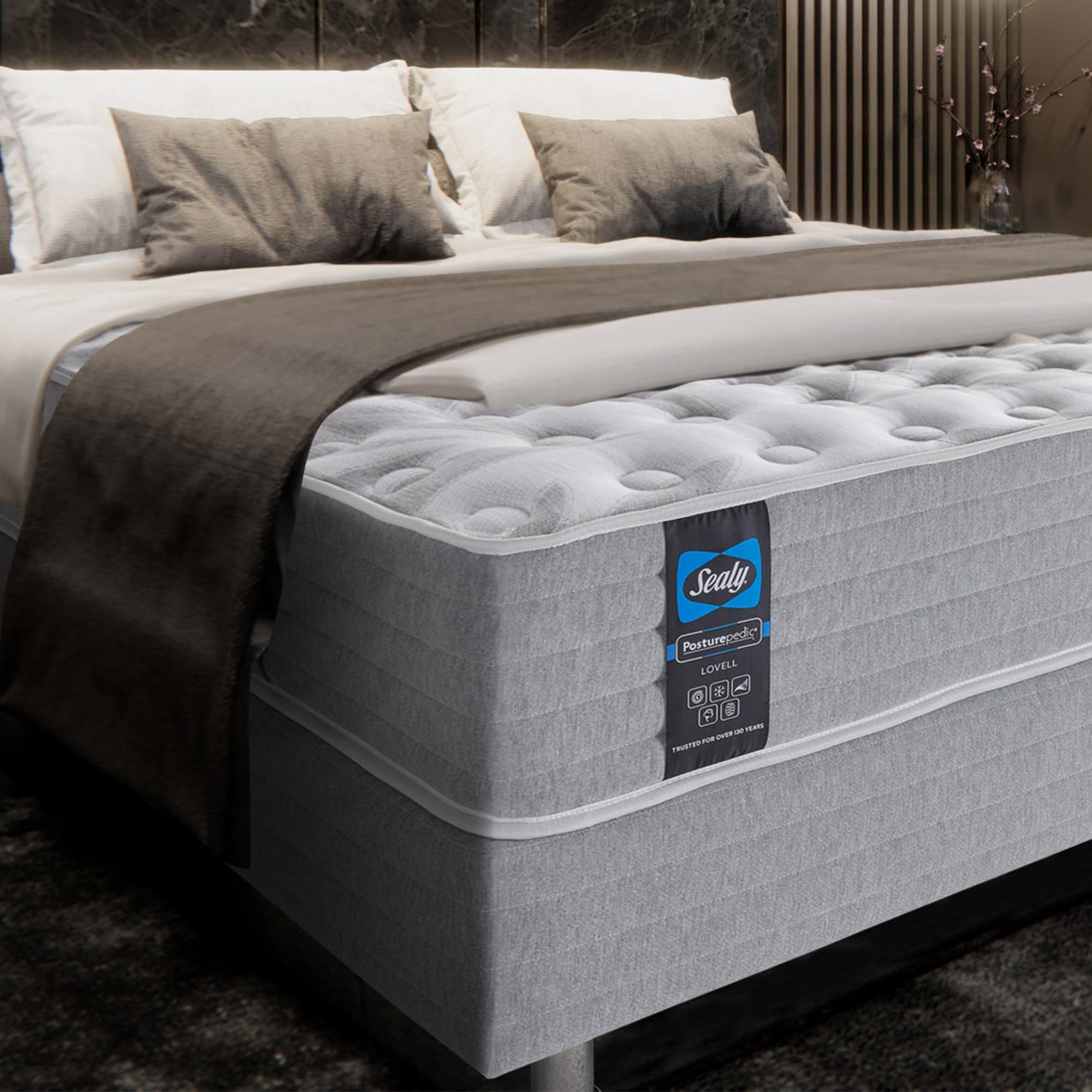 Sealy Posturepedic Lovell Sense Lateks Hybrid Yatak