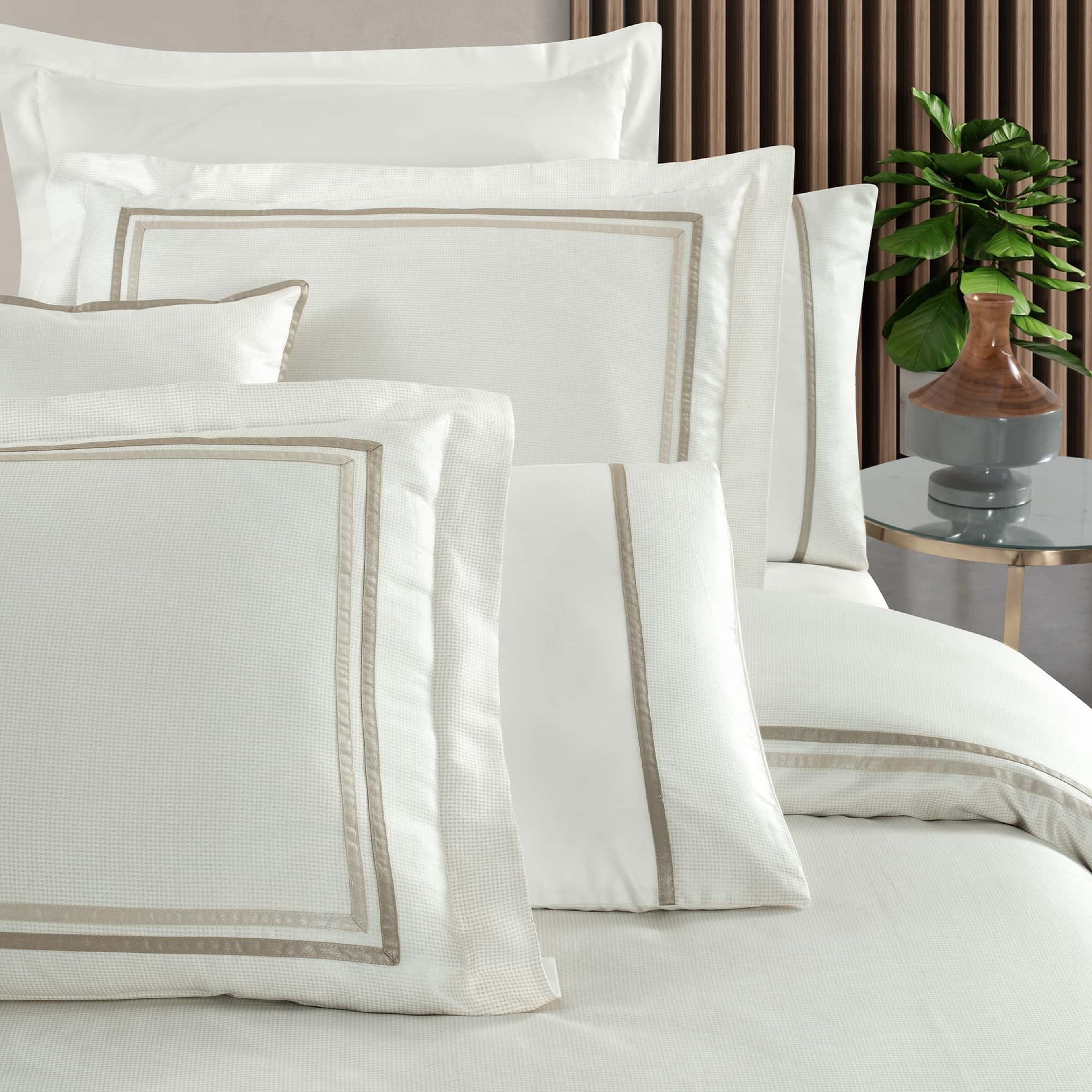 Yatsan Maison Shiny Merserize Pamuk Bej Nevresim Takımı