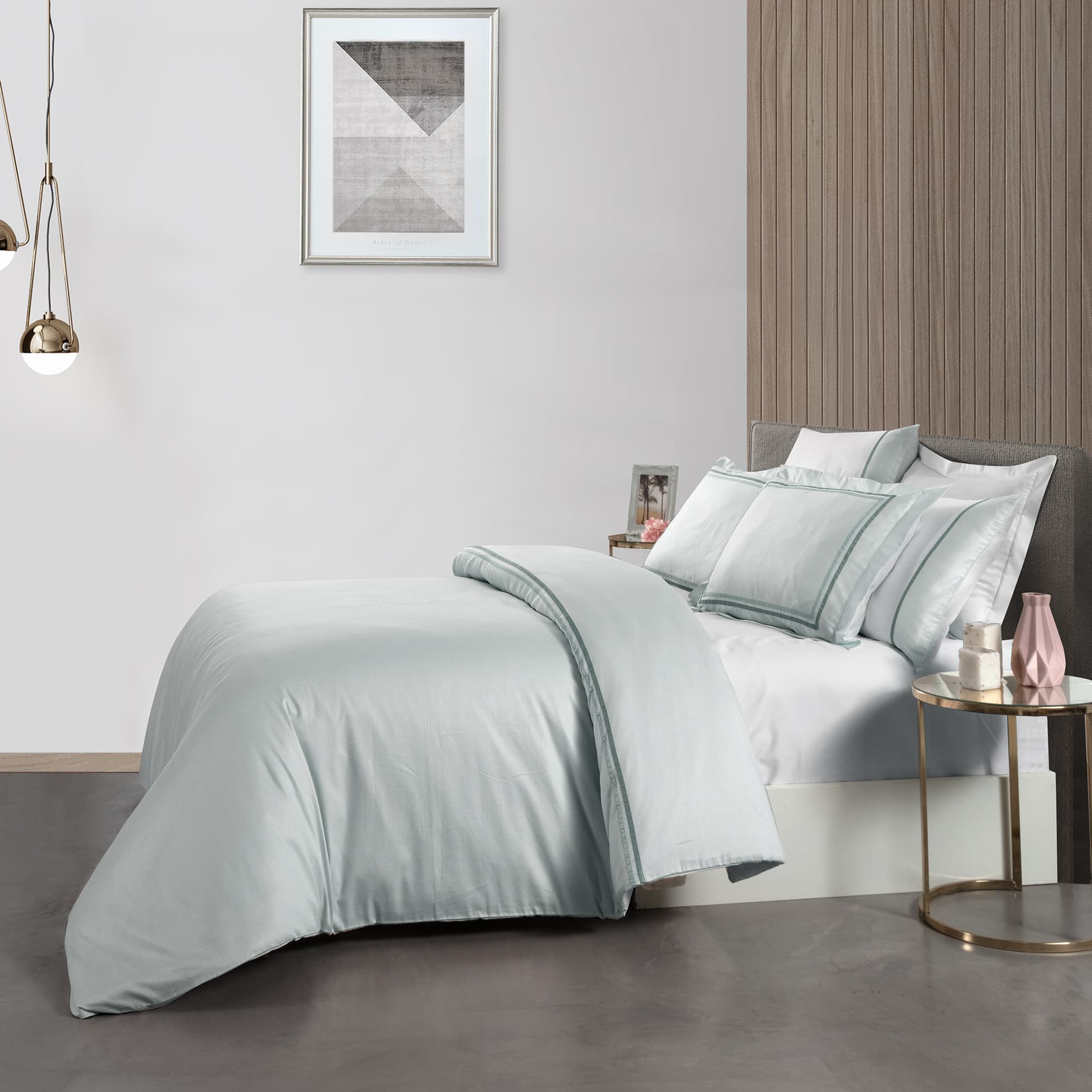 Yatsan Maison Shiny Merserize Pamuk Yeşil Nevresim Takımı