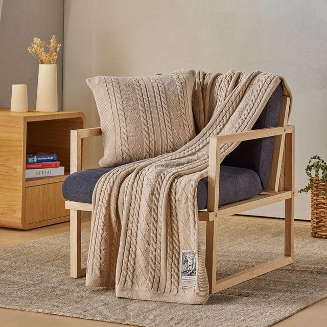 Yatsan Maison Dali Kırlent Kılıfı Latte