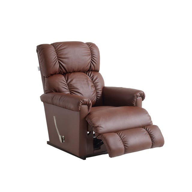 La-Z-Boy Pinnacle Leather Madras Chestnut Sallanır Koltuk 18