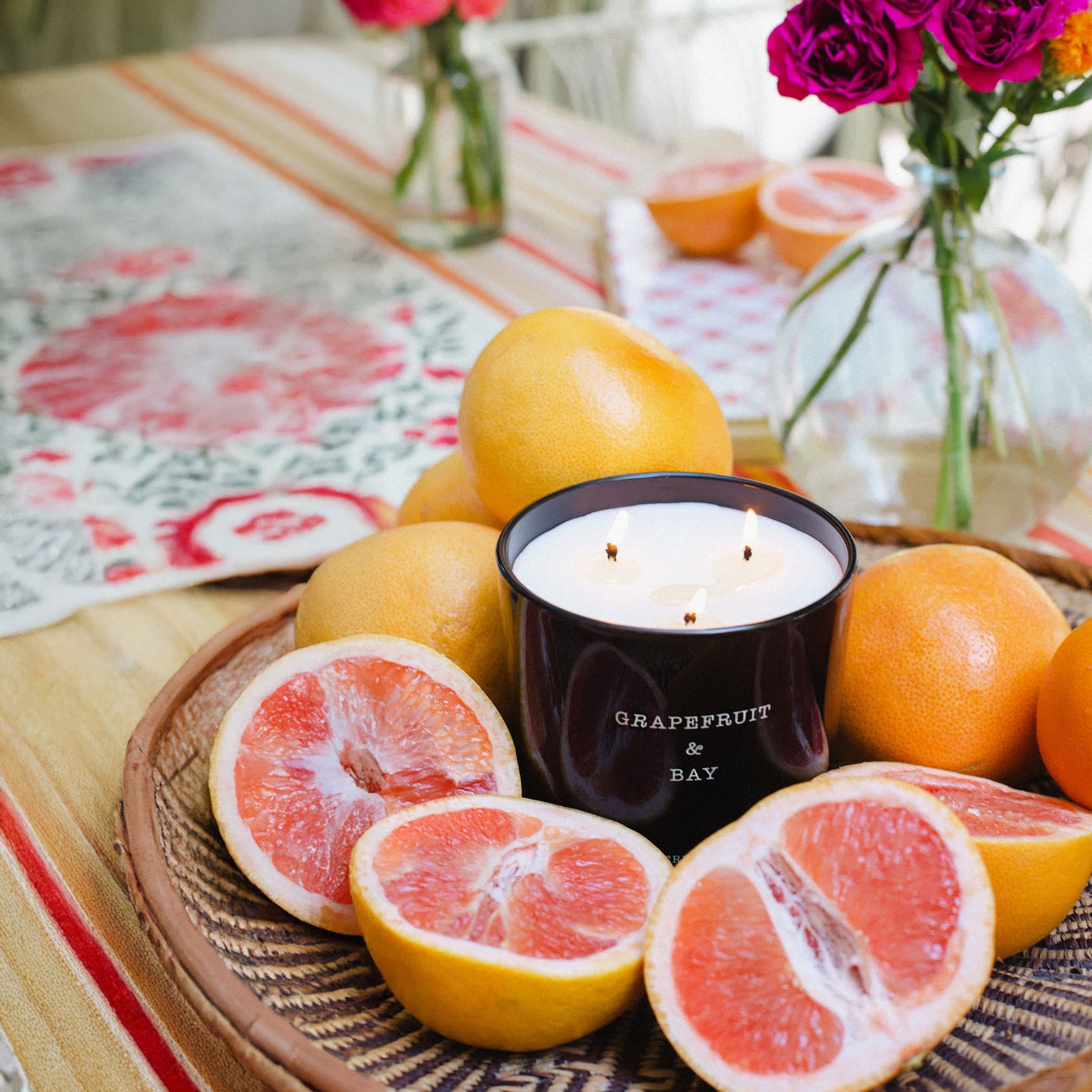 Grapefruit & Bay Organik Mum 600 gr