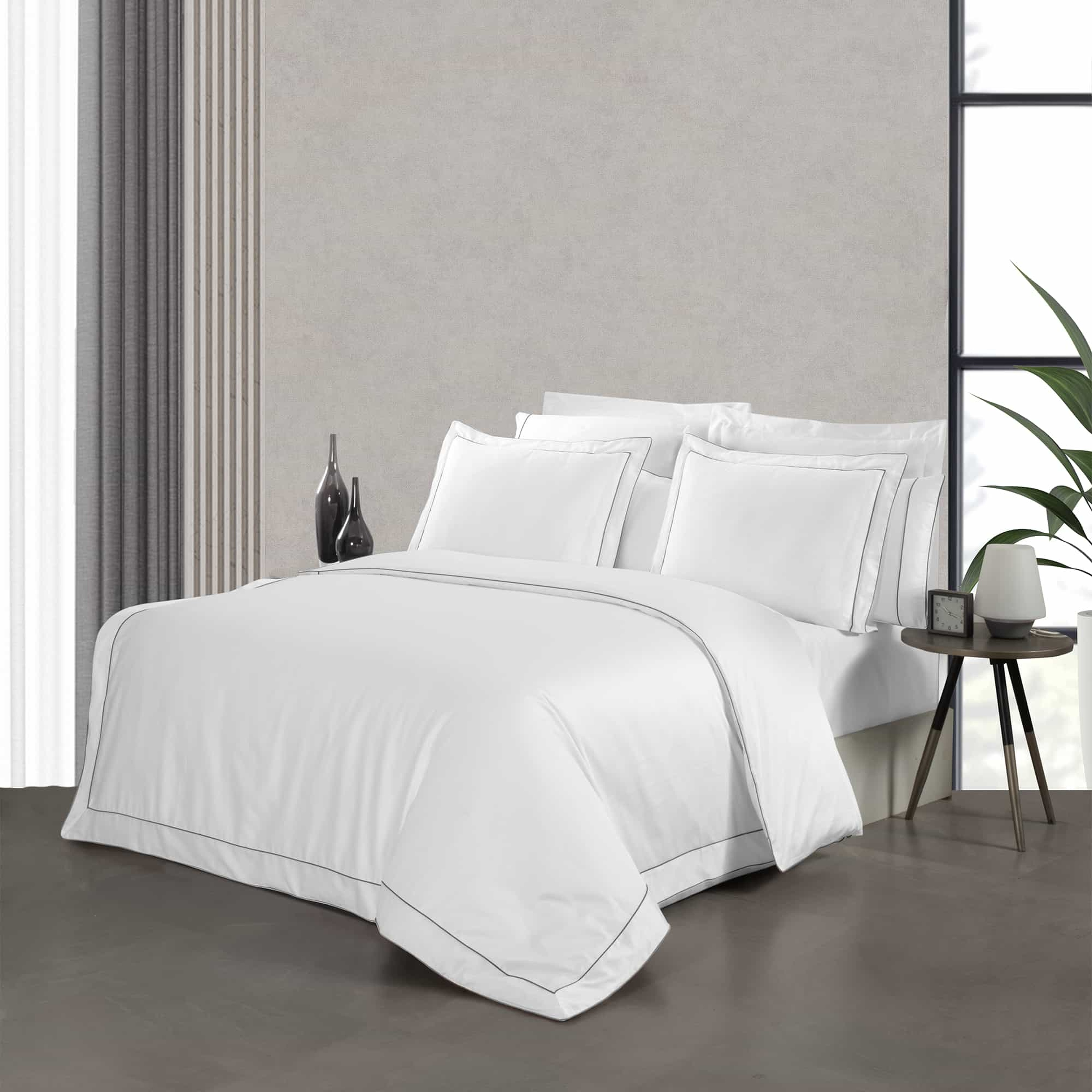 Yatsan Maison Classy Mısır Pamuğu Gri Nevresim Takımı