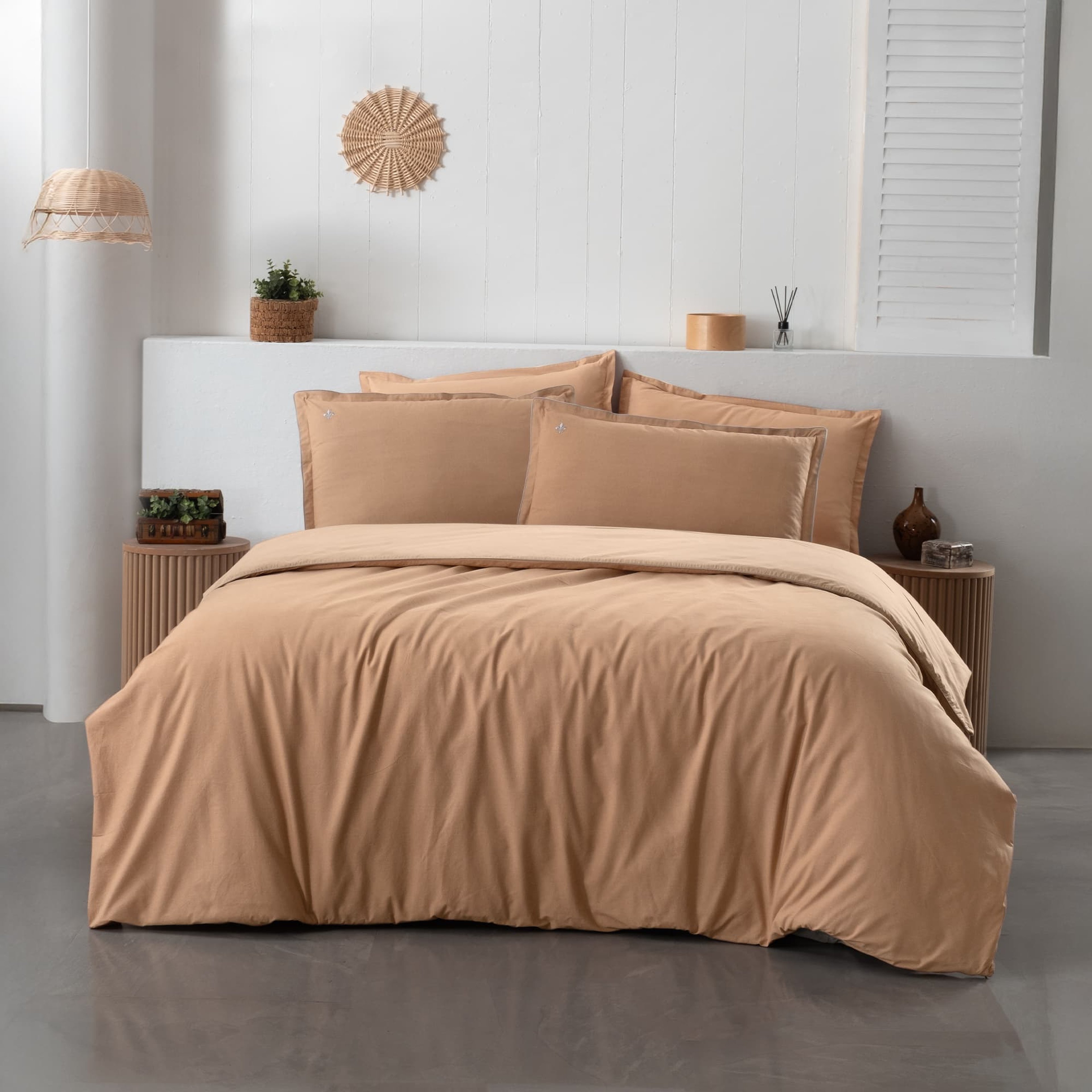 Yatsan Maison Comfy And Cosy Pamuklu Kiremit Nevresim Takımı