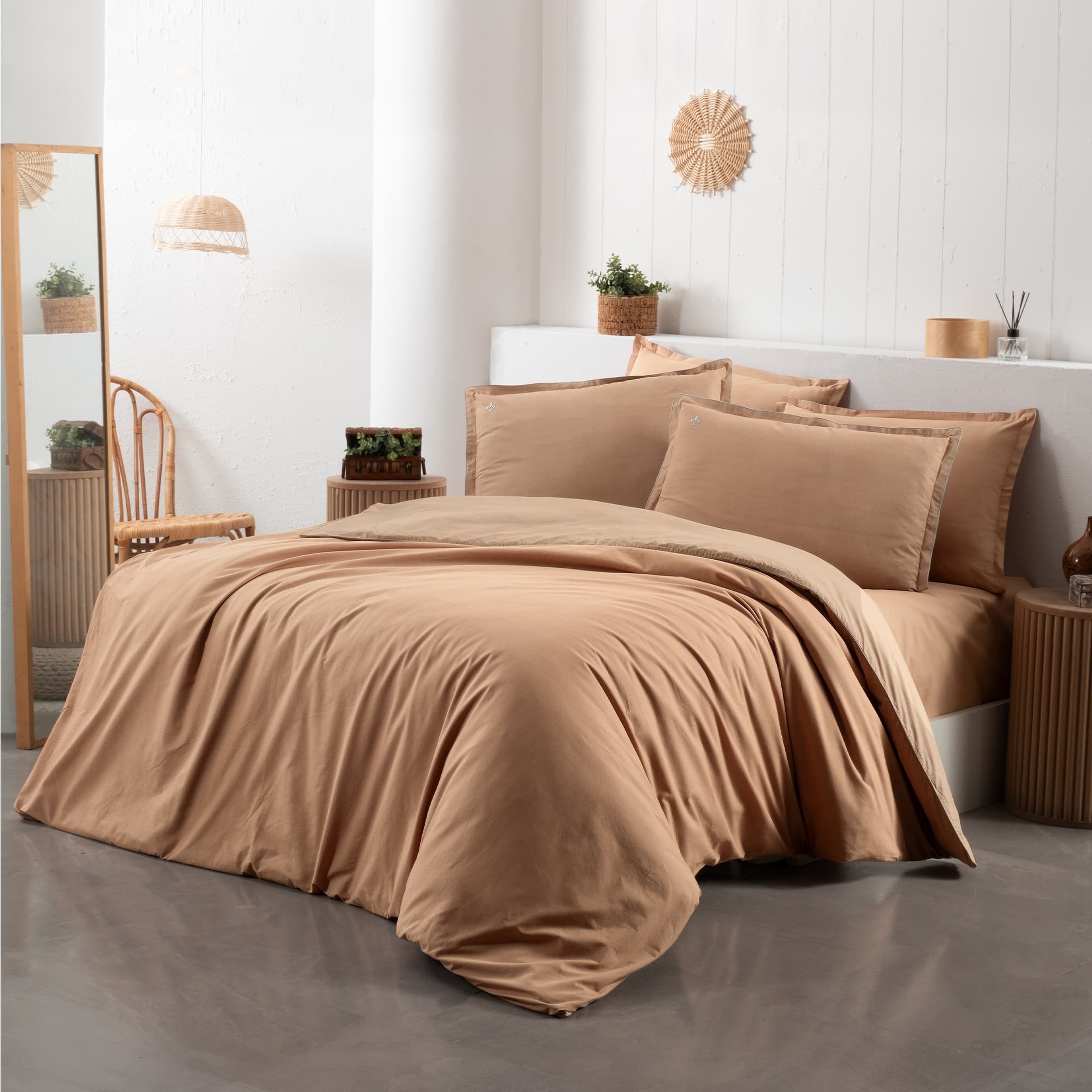 Yatsan Maison Comfy And Cosy Pamuklu Kiremit Nevresim Takımı