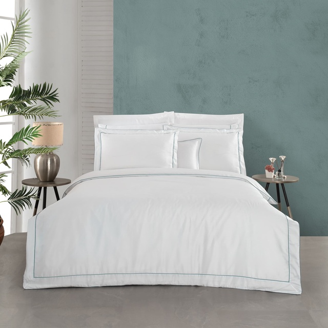 Yatsan Maison Classy Mısır Pamuğu Yeşil Nevresim Takımı