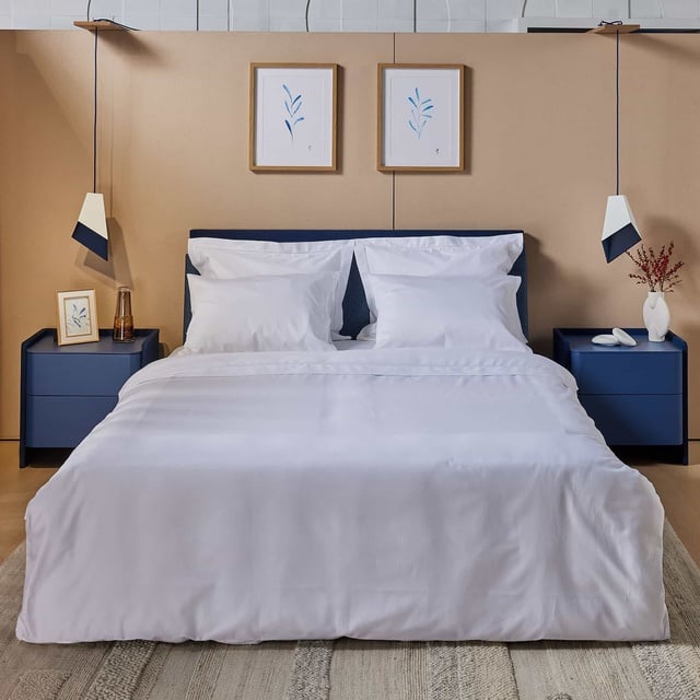 Yatsan Maison Lacelle Fitted Beyaz Nevresim Takımı