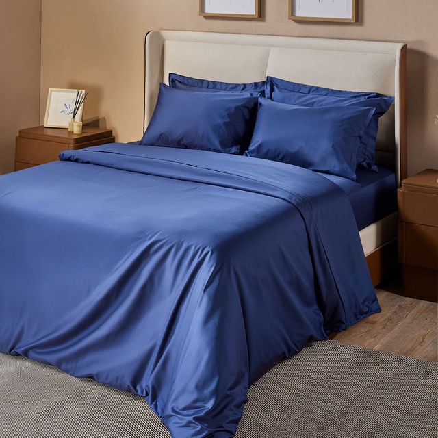 Yatsan Maison Lacelle Fitted Lacivert Nevresim Takımı