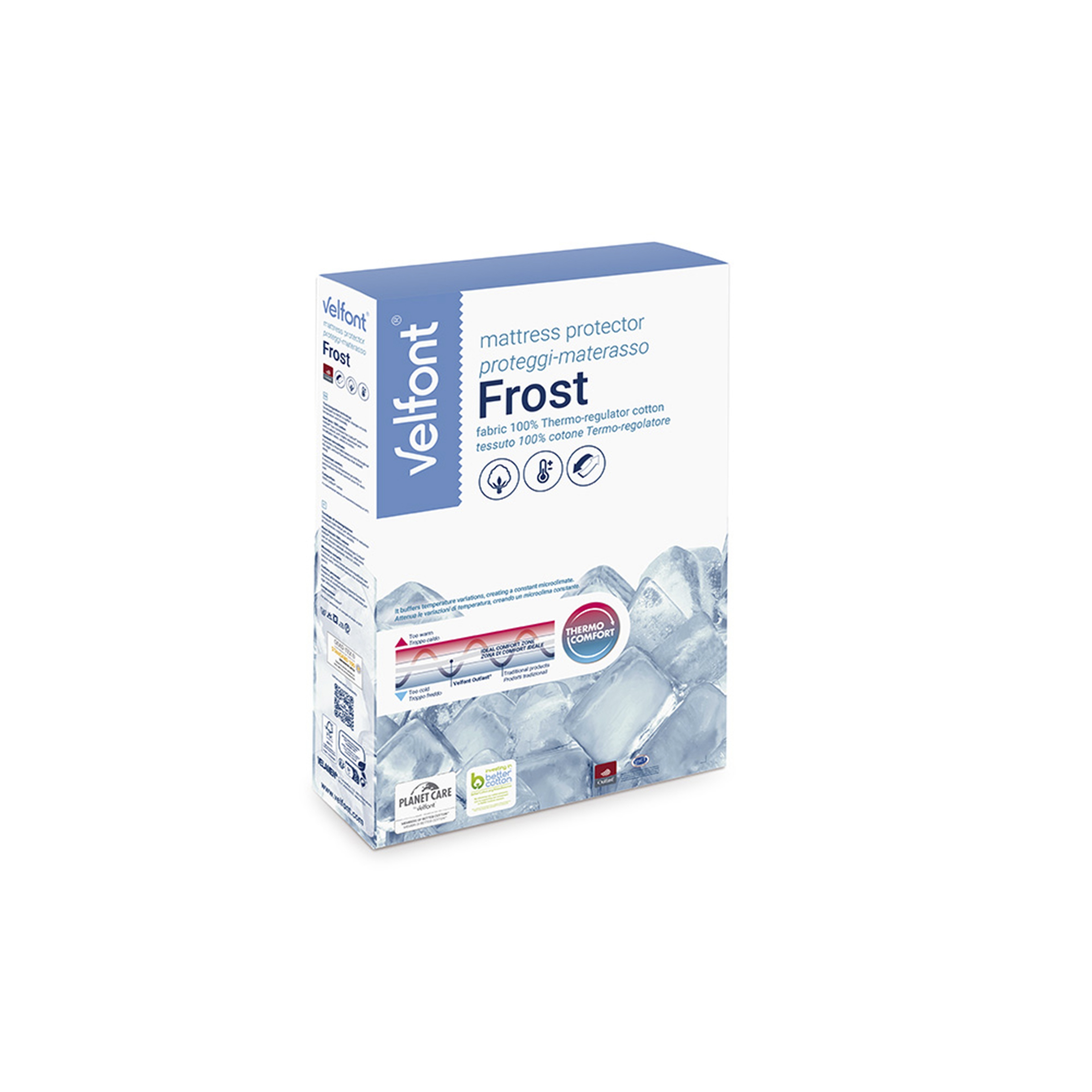 Velfont Frost Outlast Cotton Isı Dengeleyici Alez 120x200