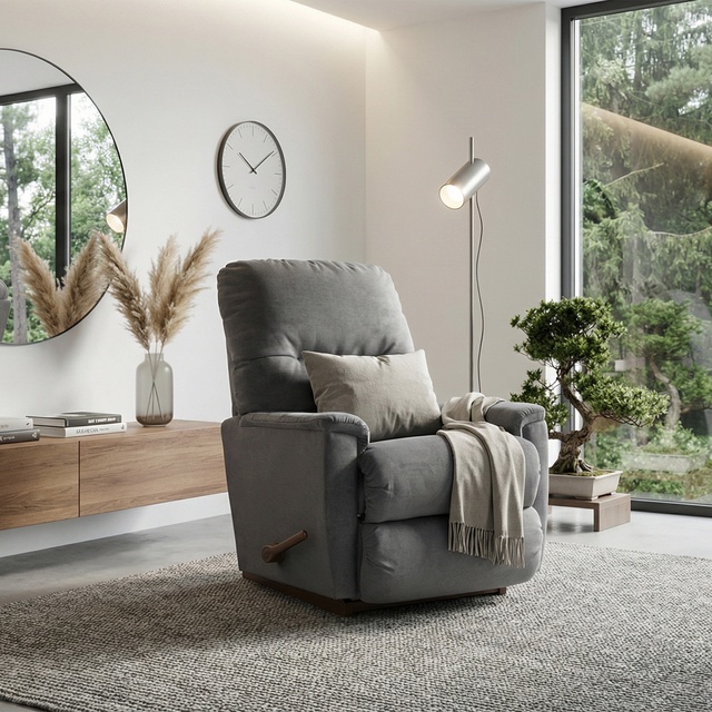 La-Z-Boy Drew Rocking Recliner Ibuzz-Truffle Gri Koltuk