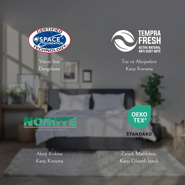 Temprakon Premium Kaz Tüyü İnce Yorgan