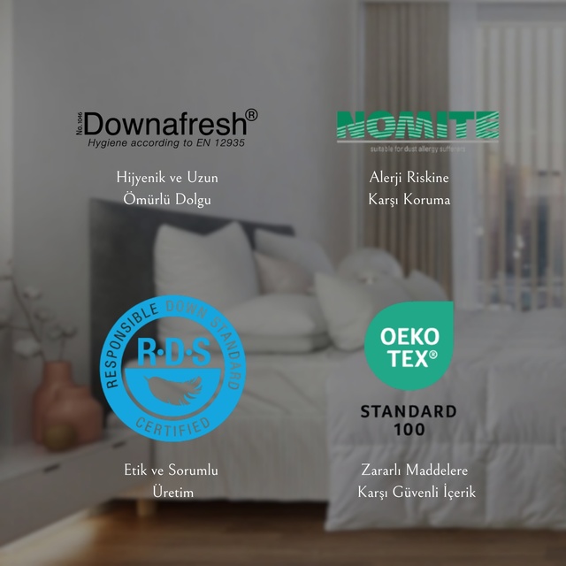 Macar Kaz Tüyü Çift Kişilik Yorgan